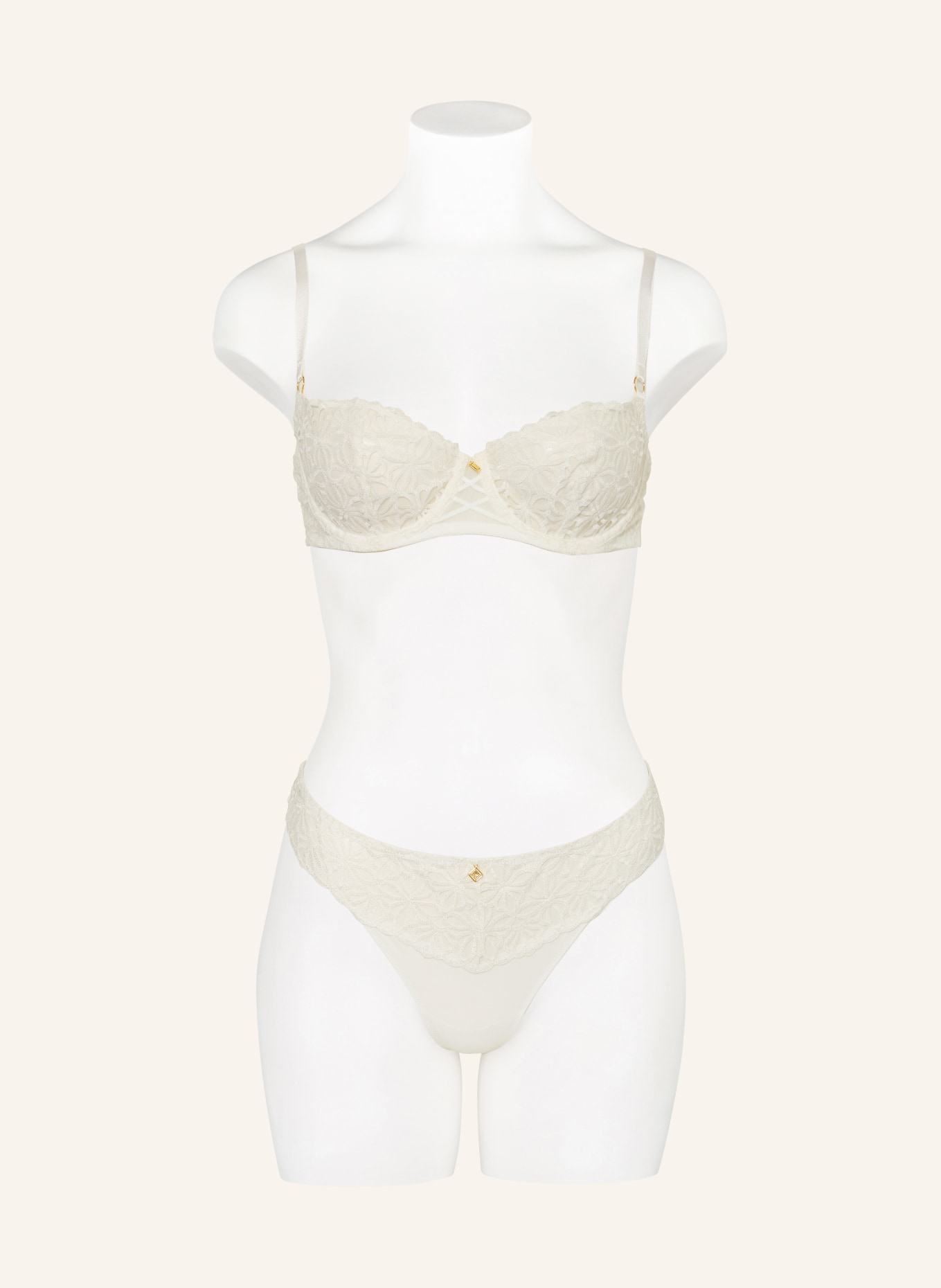 Aubade Biustonosz z fiszbinami SECRET MEMORIES: ECRU