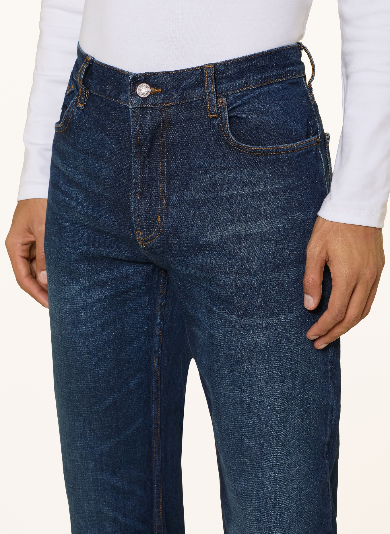 EMPORIO ARMANI Jeans Regular Fit: MB001 BLUE DENIM