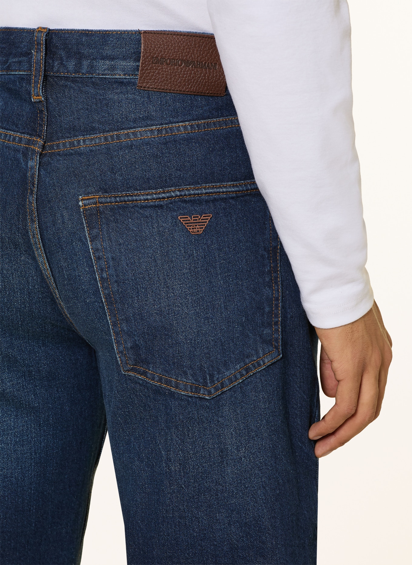 EMPORIO ARMANI Jeans Regular Fit: MB001 BLUE DENIM