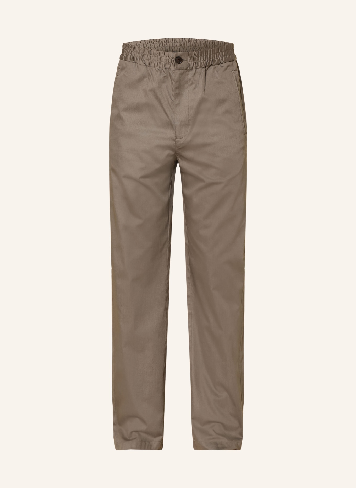 EMPORIO ARMANI Chino met normale pasvorm: KAKI
