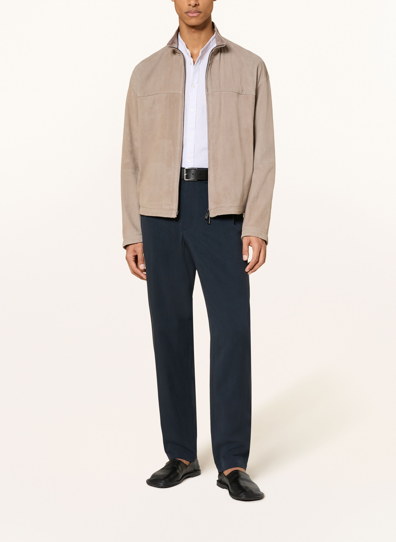 EMPORIO ARMANI Slim Fit Chinos: DARK BLUE