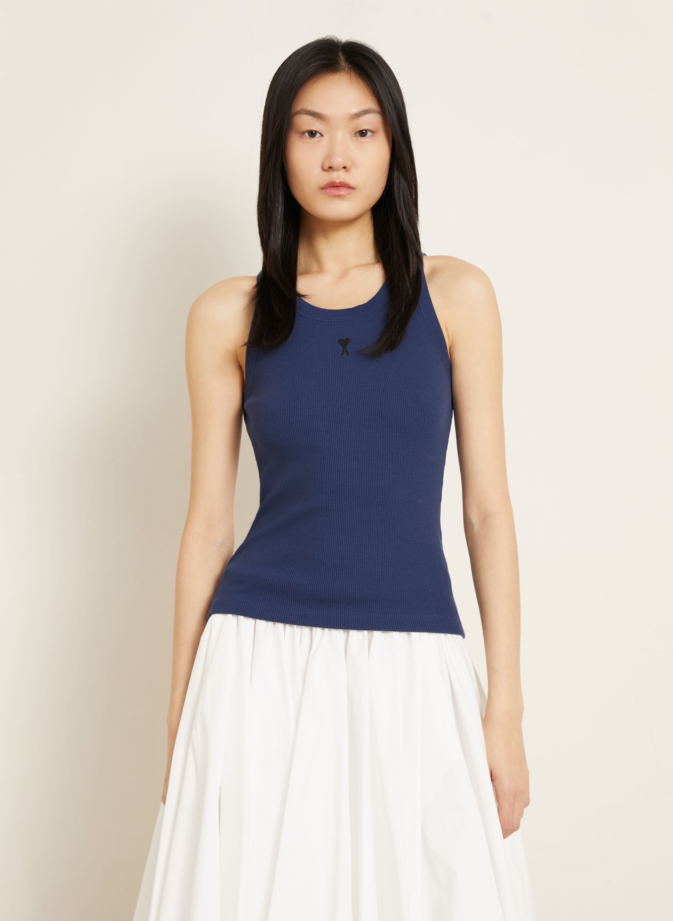 AMI PARIS Top: DUNKELBLAU