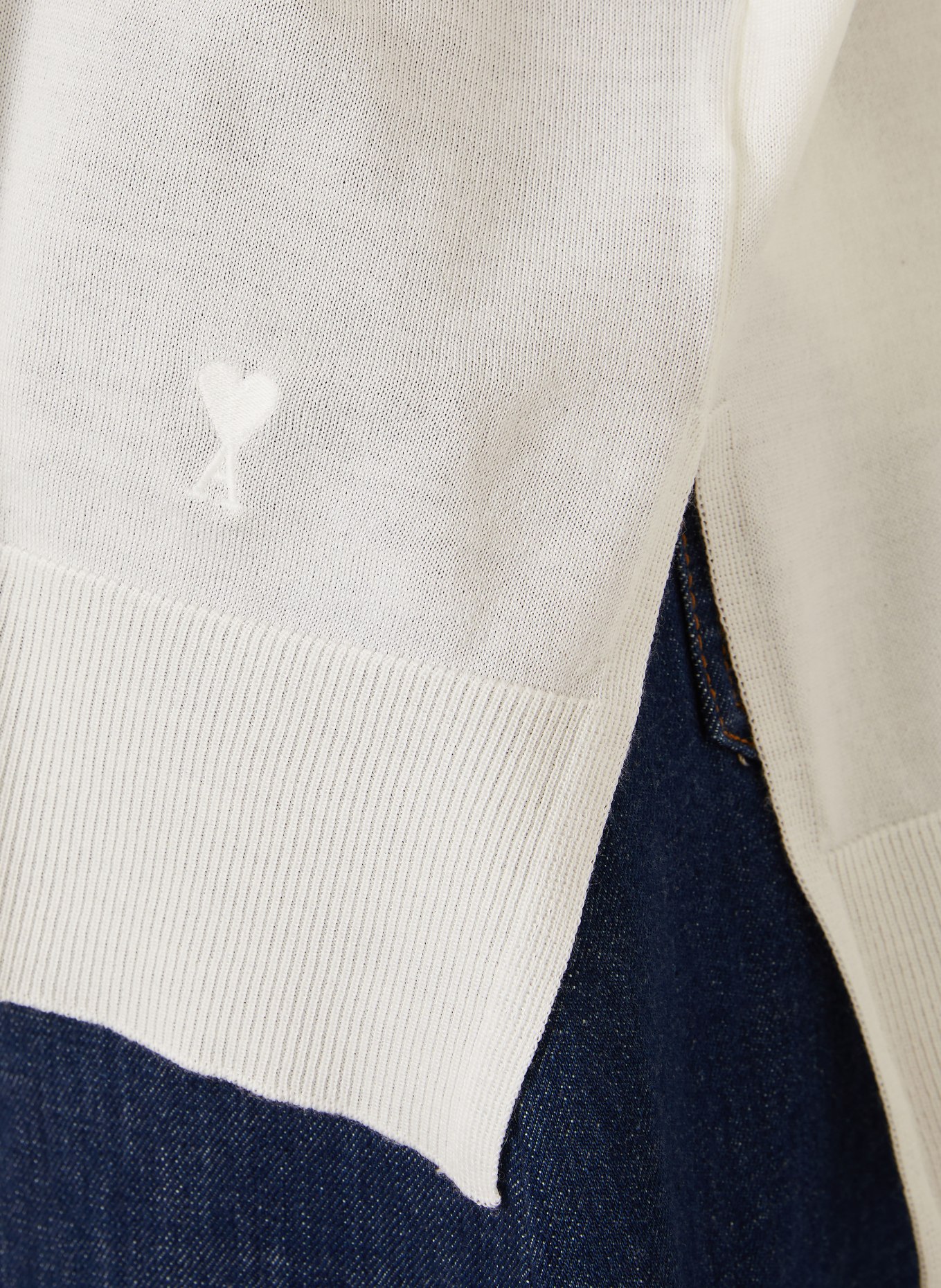 AMI PARIS Pullover: CREME