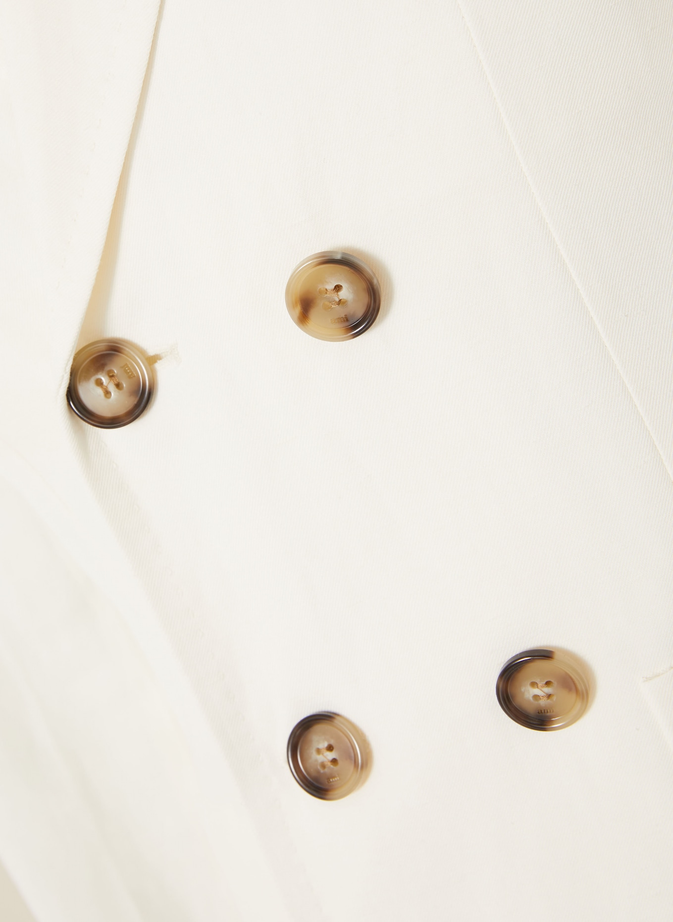 AMI PARIS Blazer van linnen: CRÈME