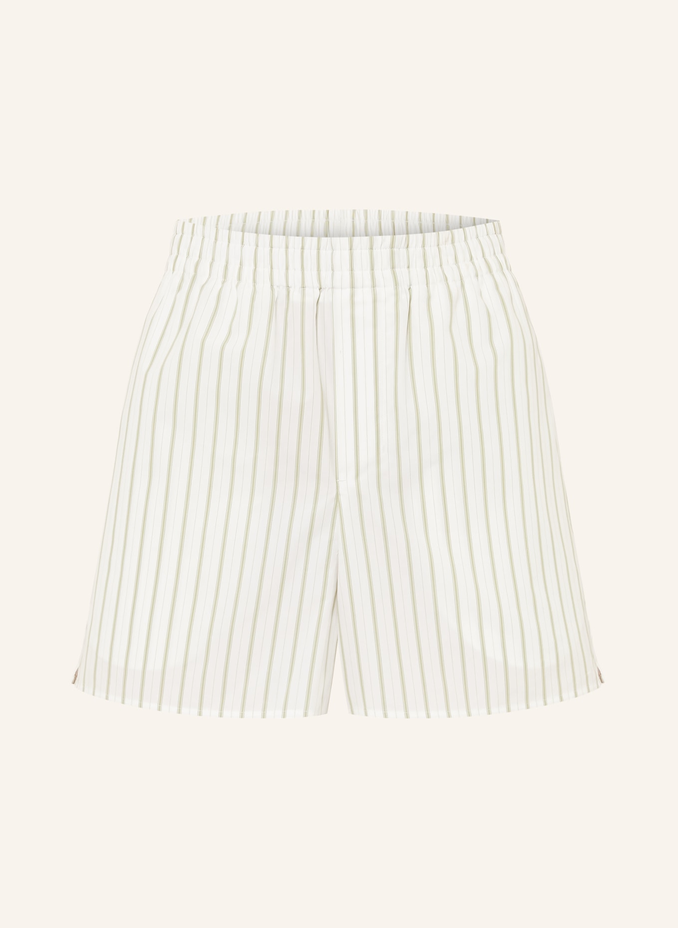 AMI PARIS Shorts: WEISS / HELLGRÜN