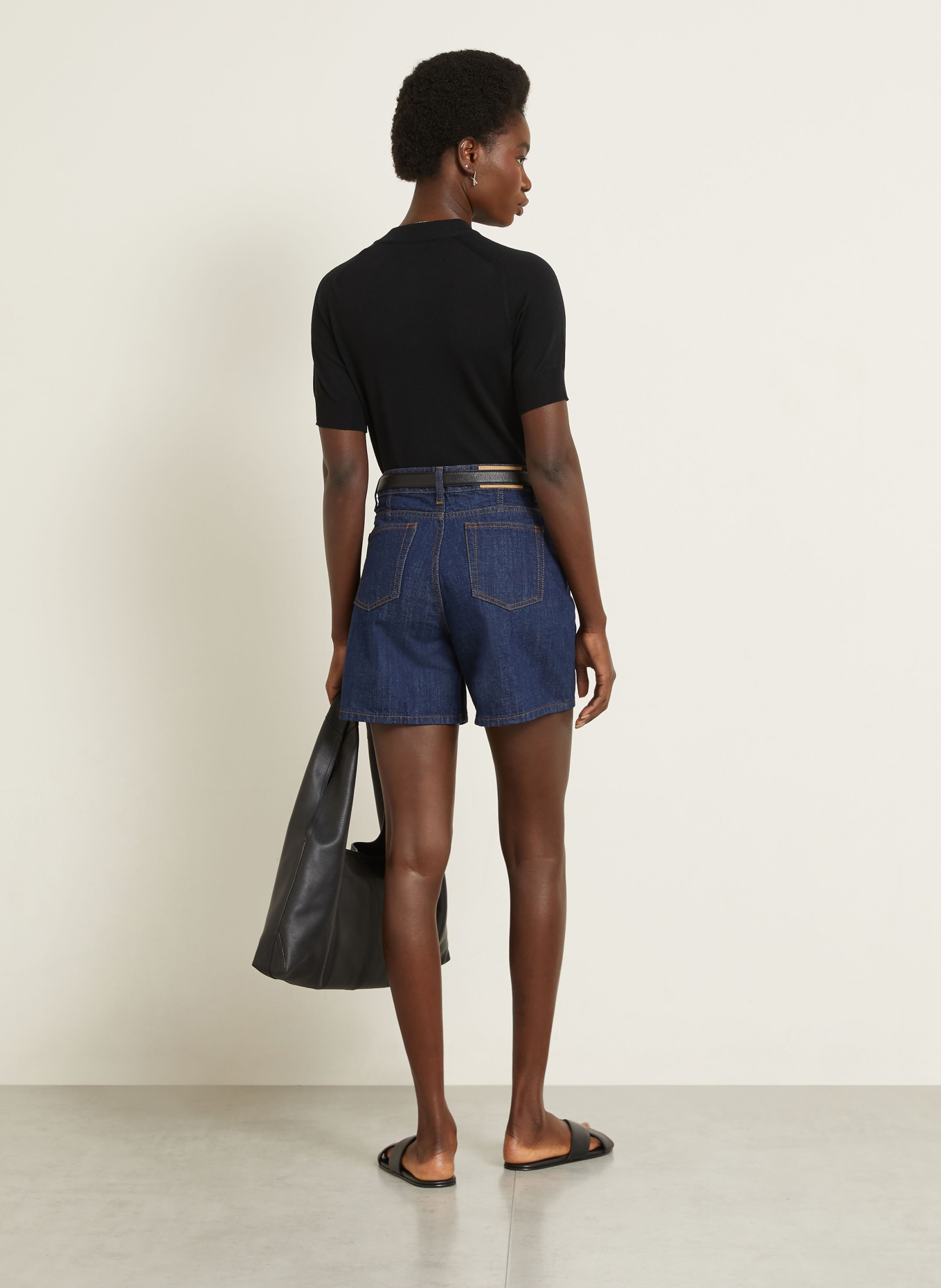 AMI PARIS Cardigan en laine mérinos: NOIR