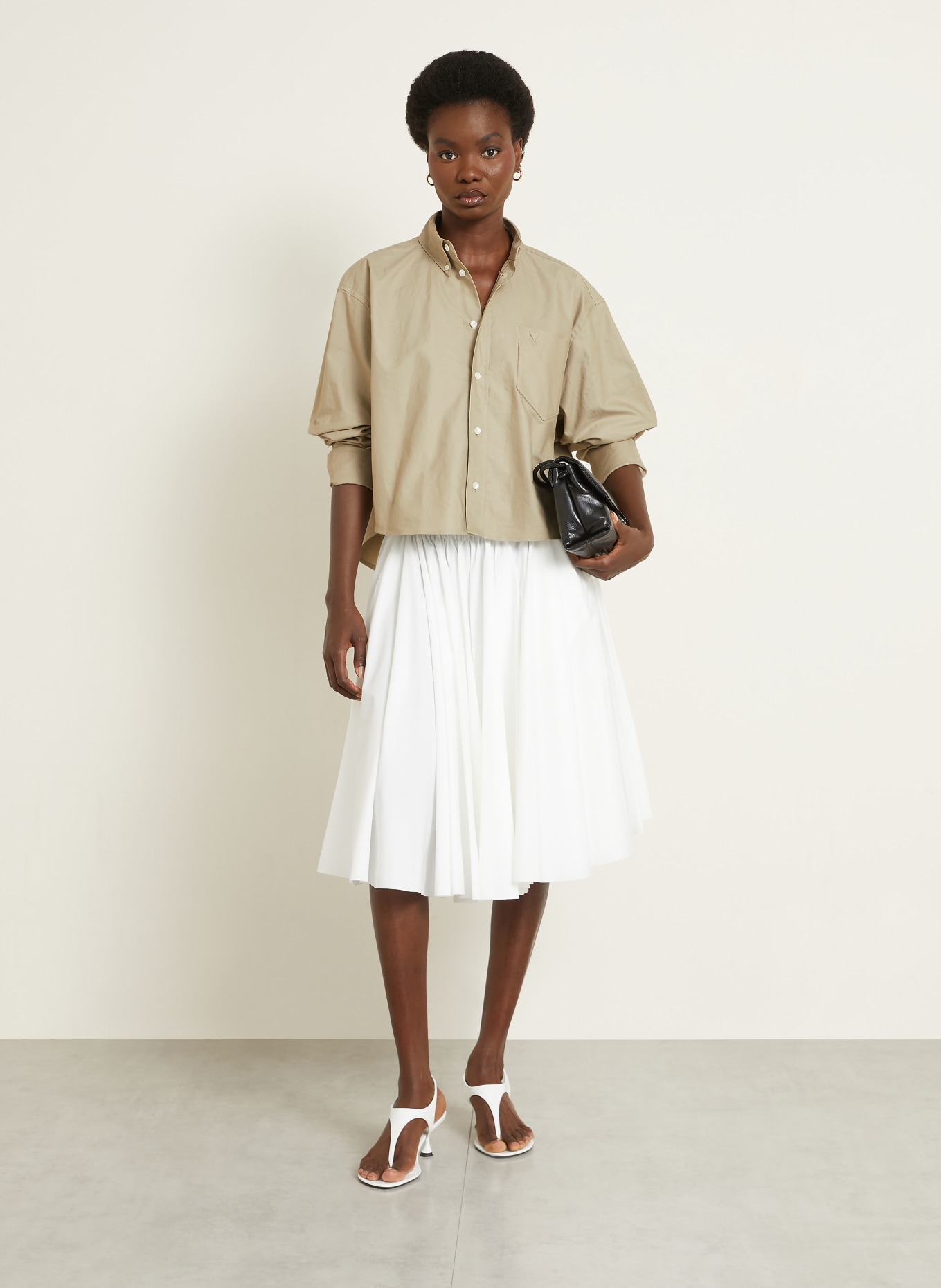 AMI PARIS chemise: OLIVE