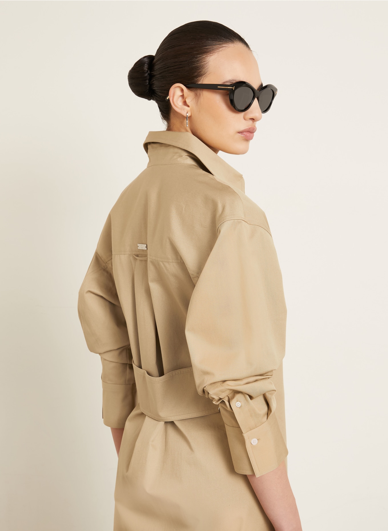 AMI PARIS Overhemdjurk: BEIGE