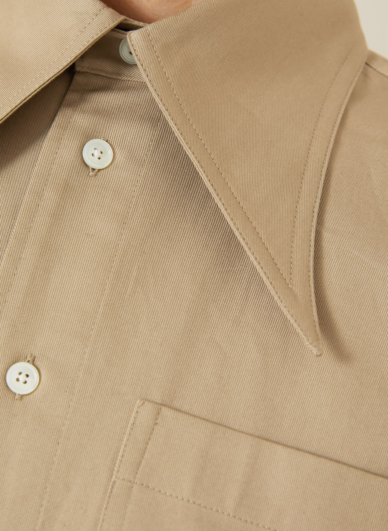 AMI PARIS Overhemdjurk: BEIGE