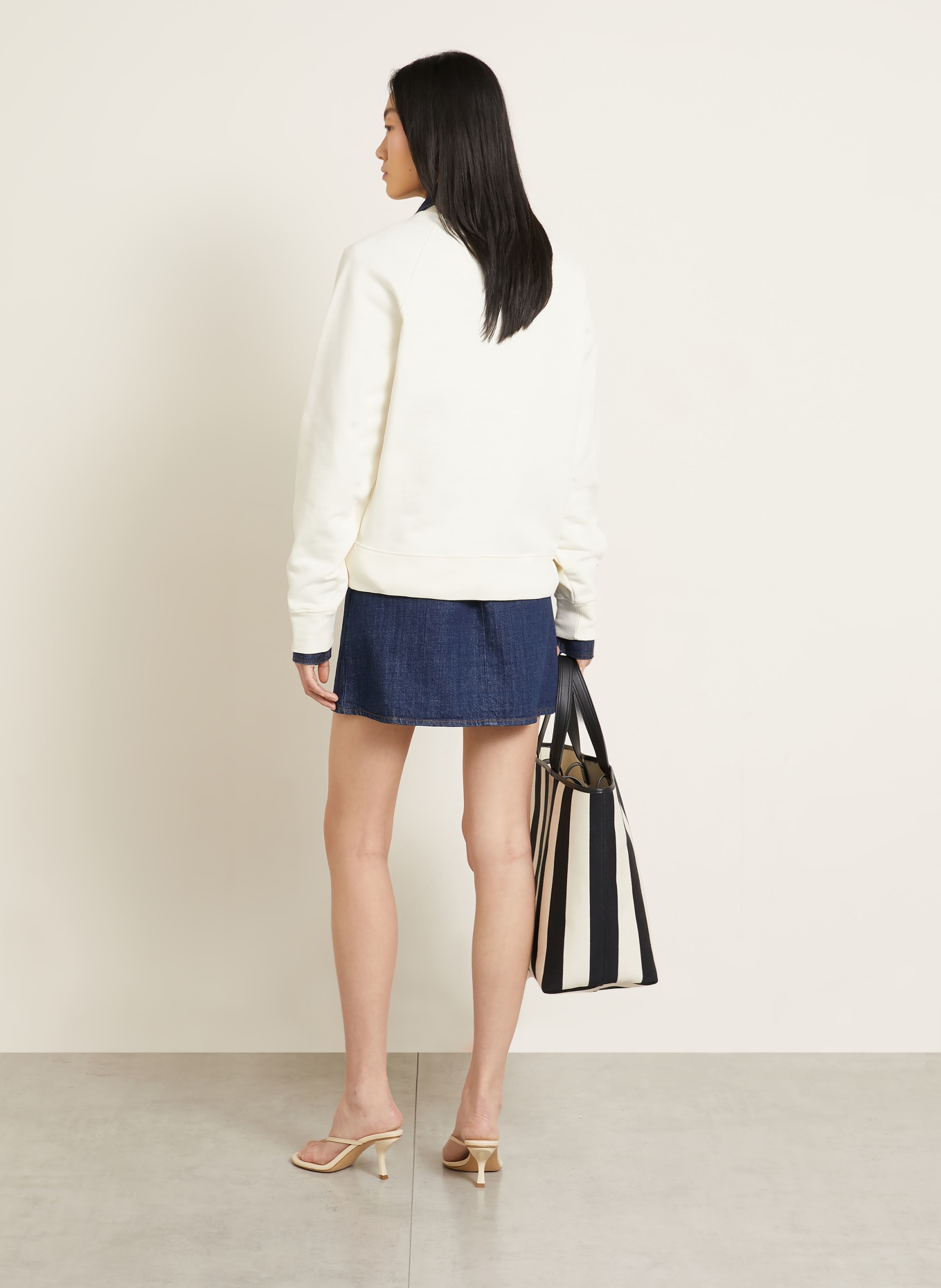 AMI PARIS Sweatshirt: CREME