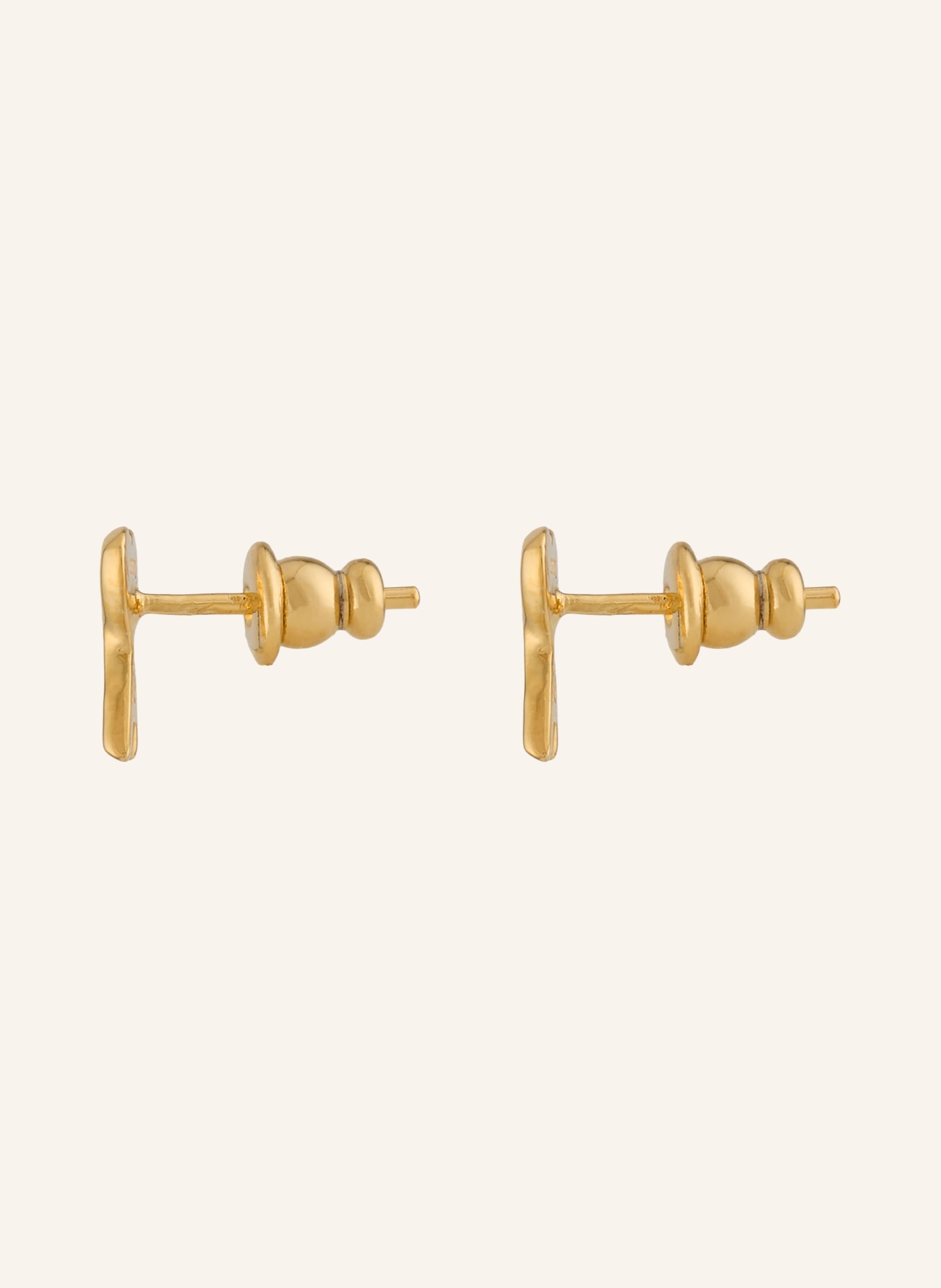 AMI PARIS stud earrings: GOLD