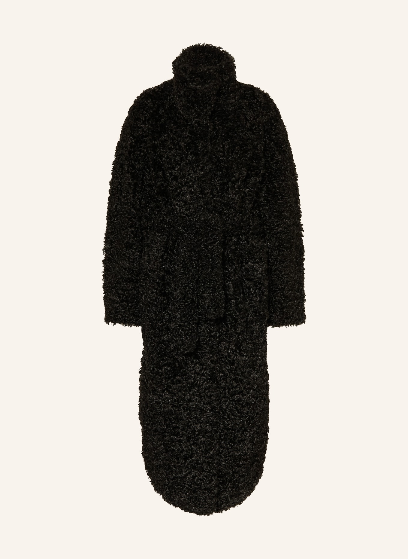 The Frankie Shop Manteau en fourrure synthétique RAVELLO: NOIR