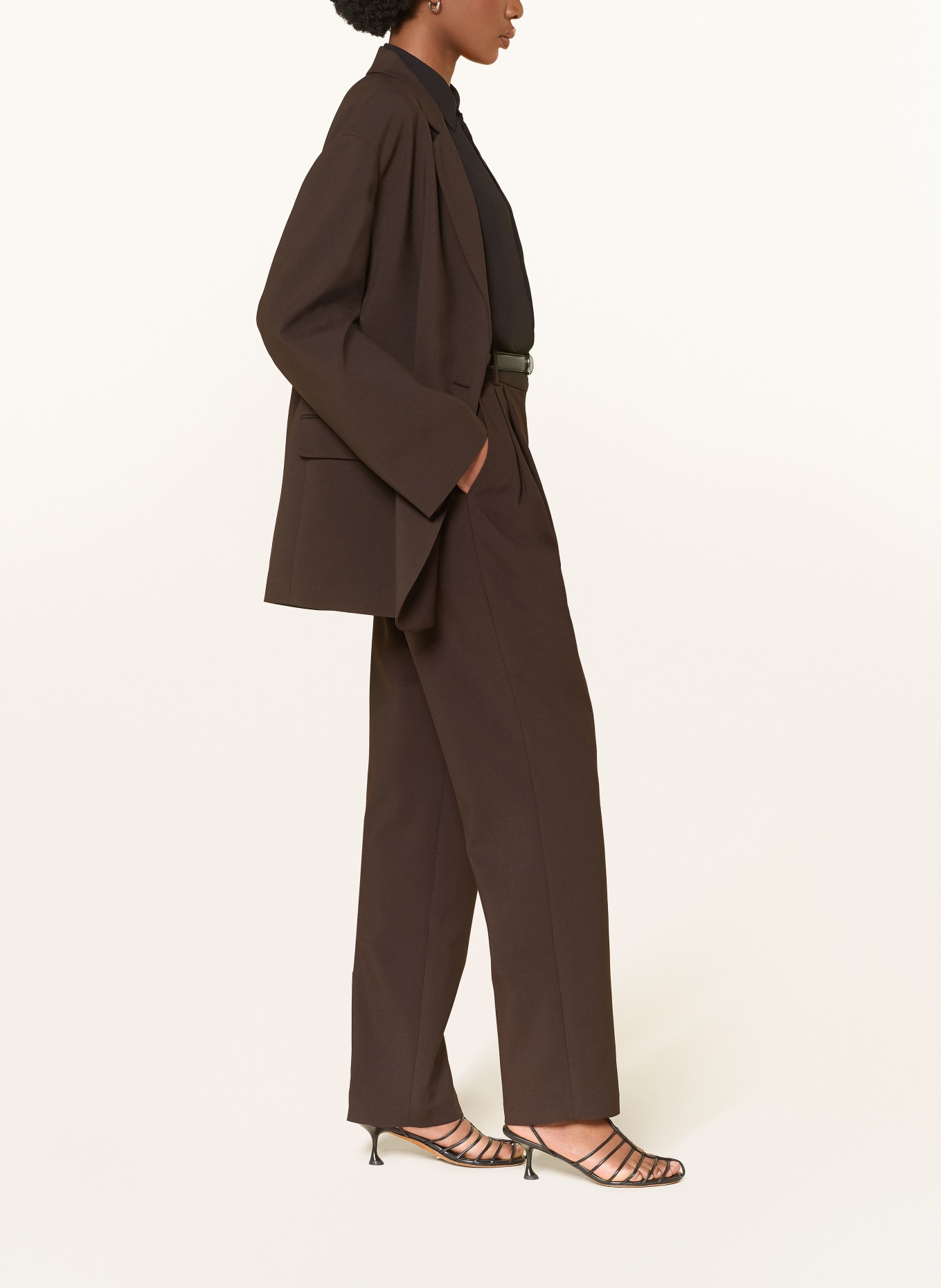 The Frankie Shop Marlenehose BEA: DUNKELBRAUN