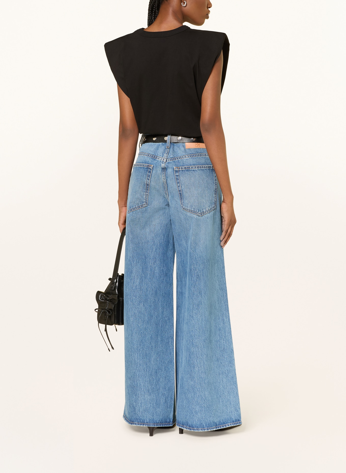 The Frankie Shop Top EVA: ZWART