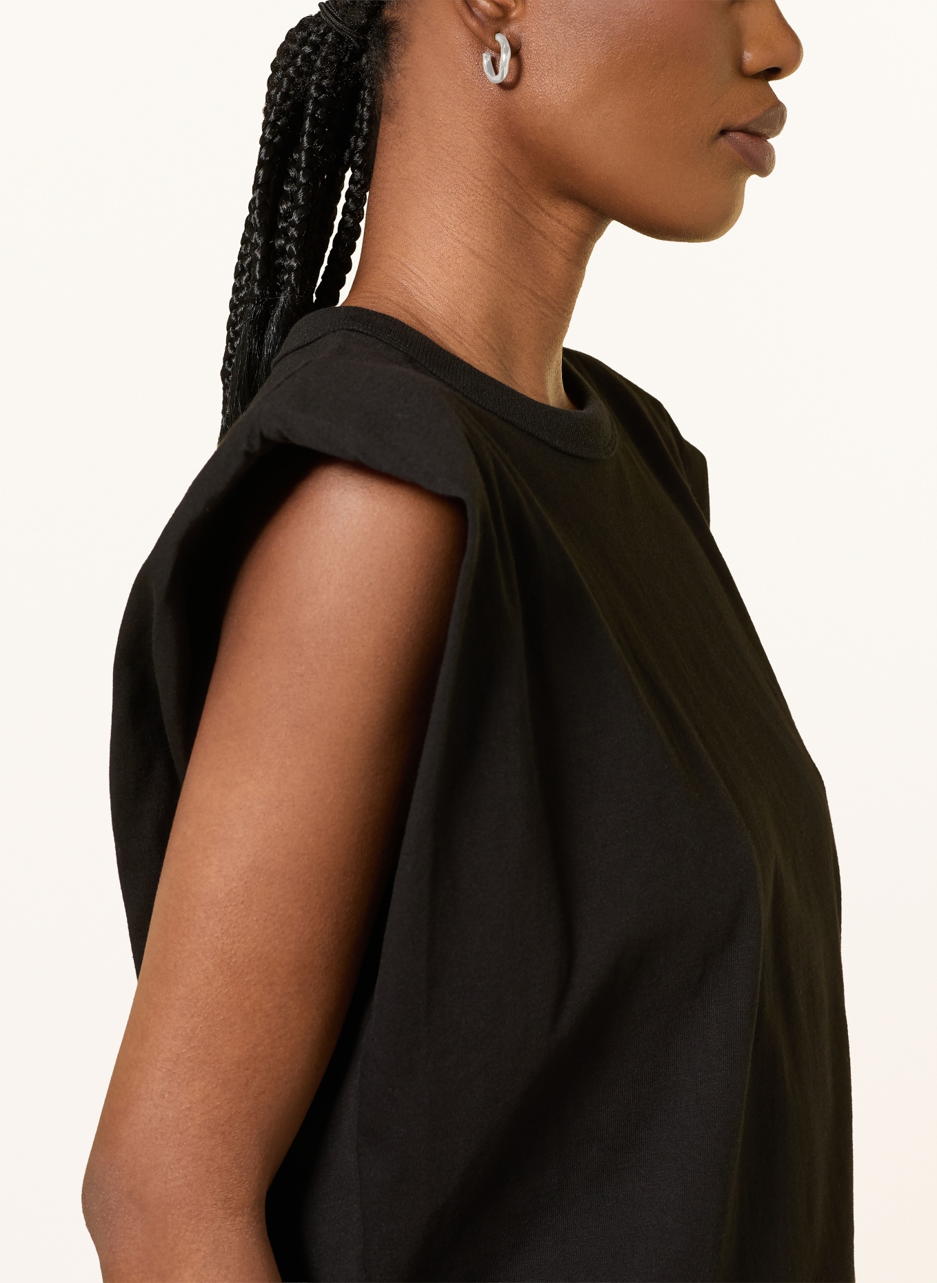 The Frankie Shop Top EVA: ZWART