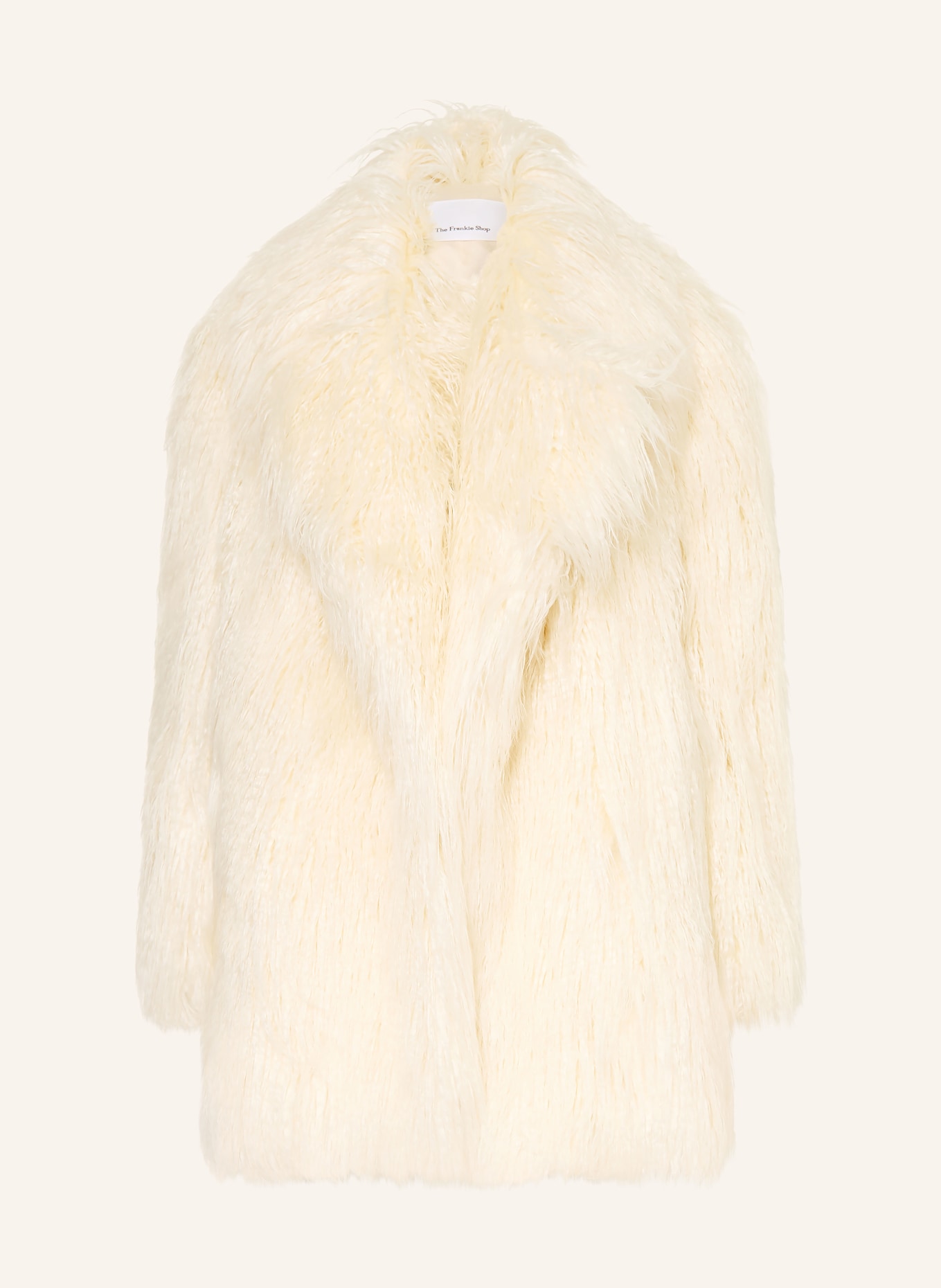 The Frankie Shop Veste en fausse fourrure LIZA: CRÈME