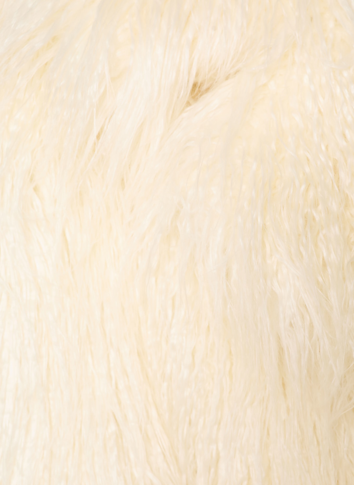 The Frankie Shop Veste en fausse fourrure LIZA: CRÈME