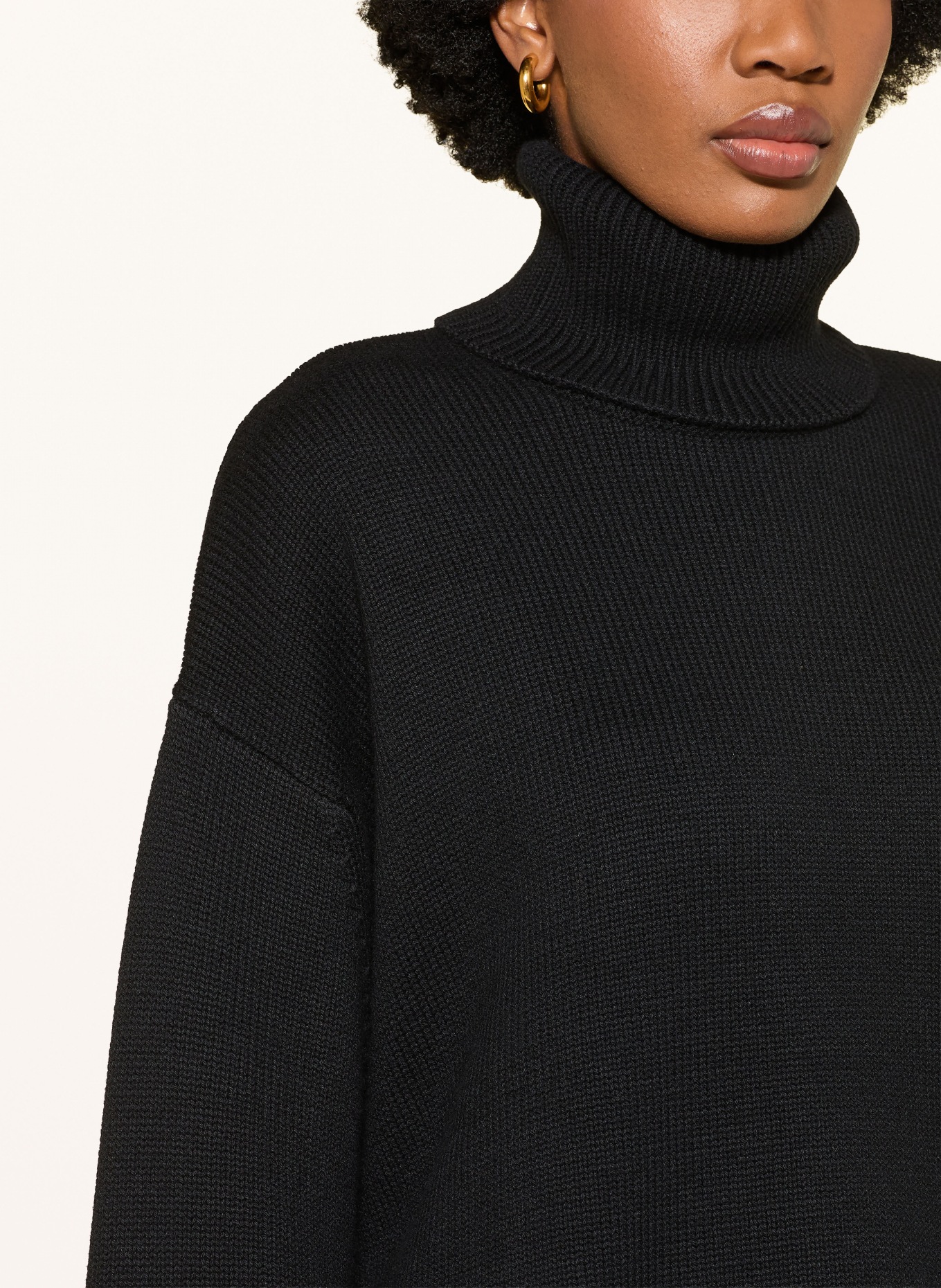 The Frankie Shop Pull à col roulé RHEA: NOIR