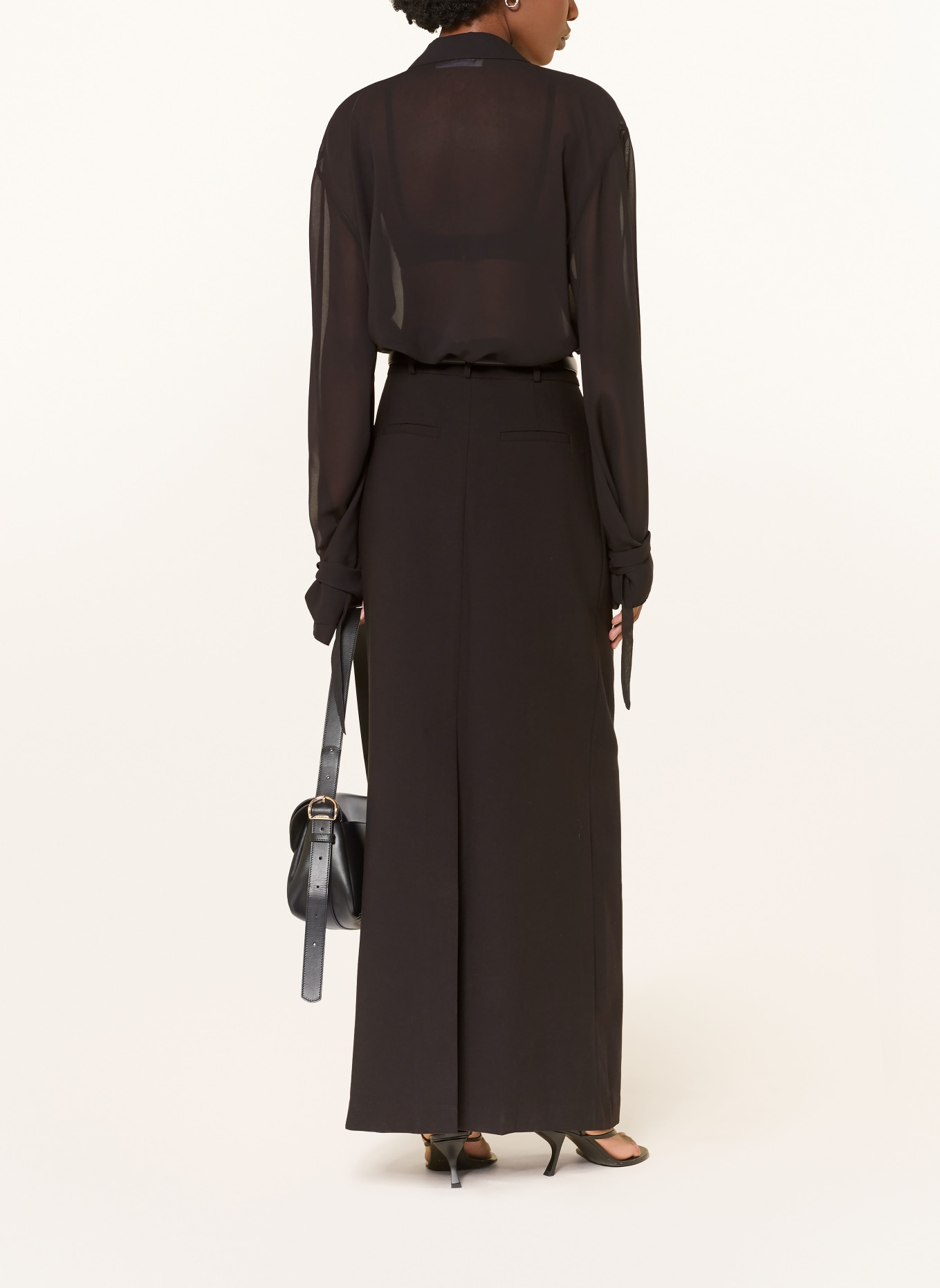 The Frankie Shop Sukně MALVO: ČERNÁ