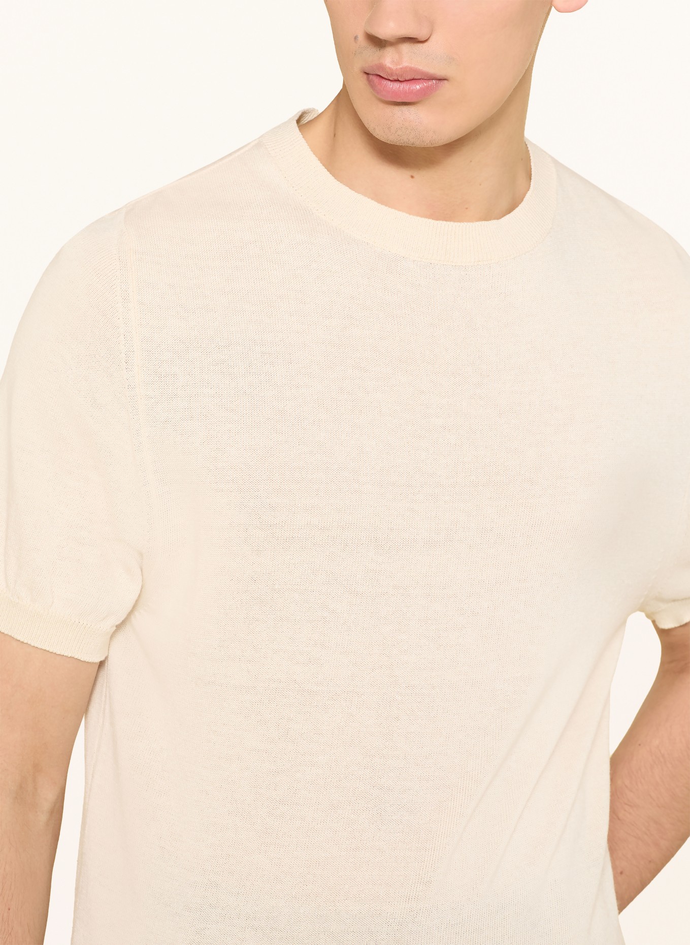 I'M BRIAN Strickshirt: ECRU