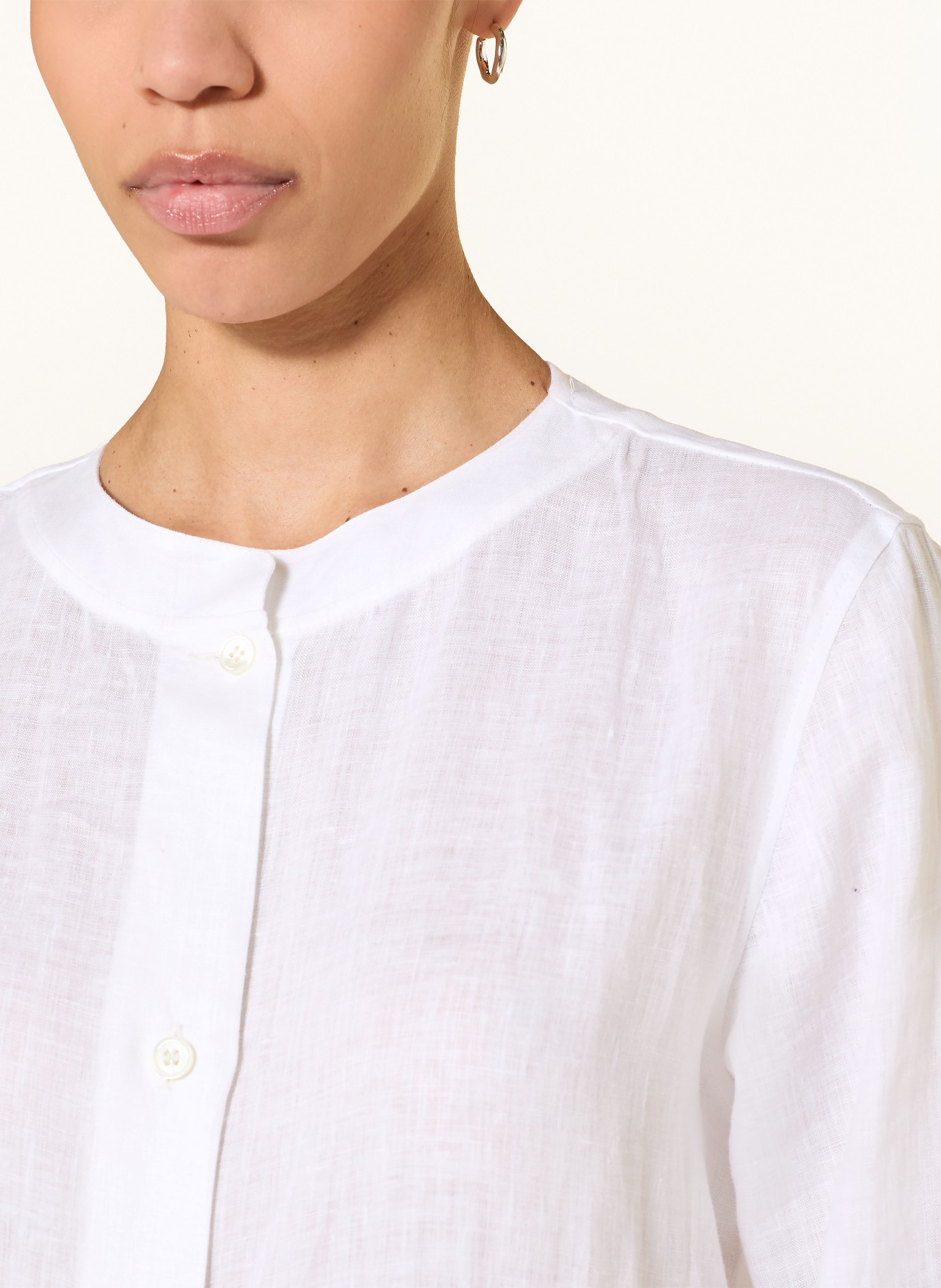 ROBERT FRIEDMAN Leinenbluse: WEISS