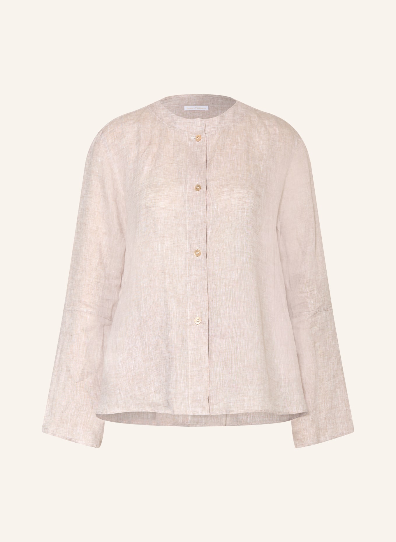 ROBERT FRIEDMAN linen blouse: BEIGE