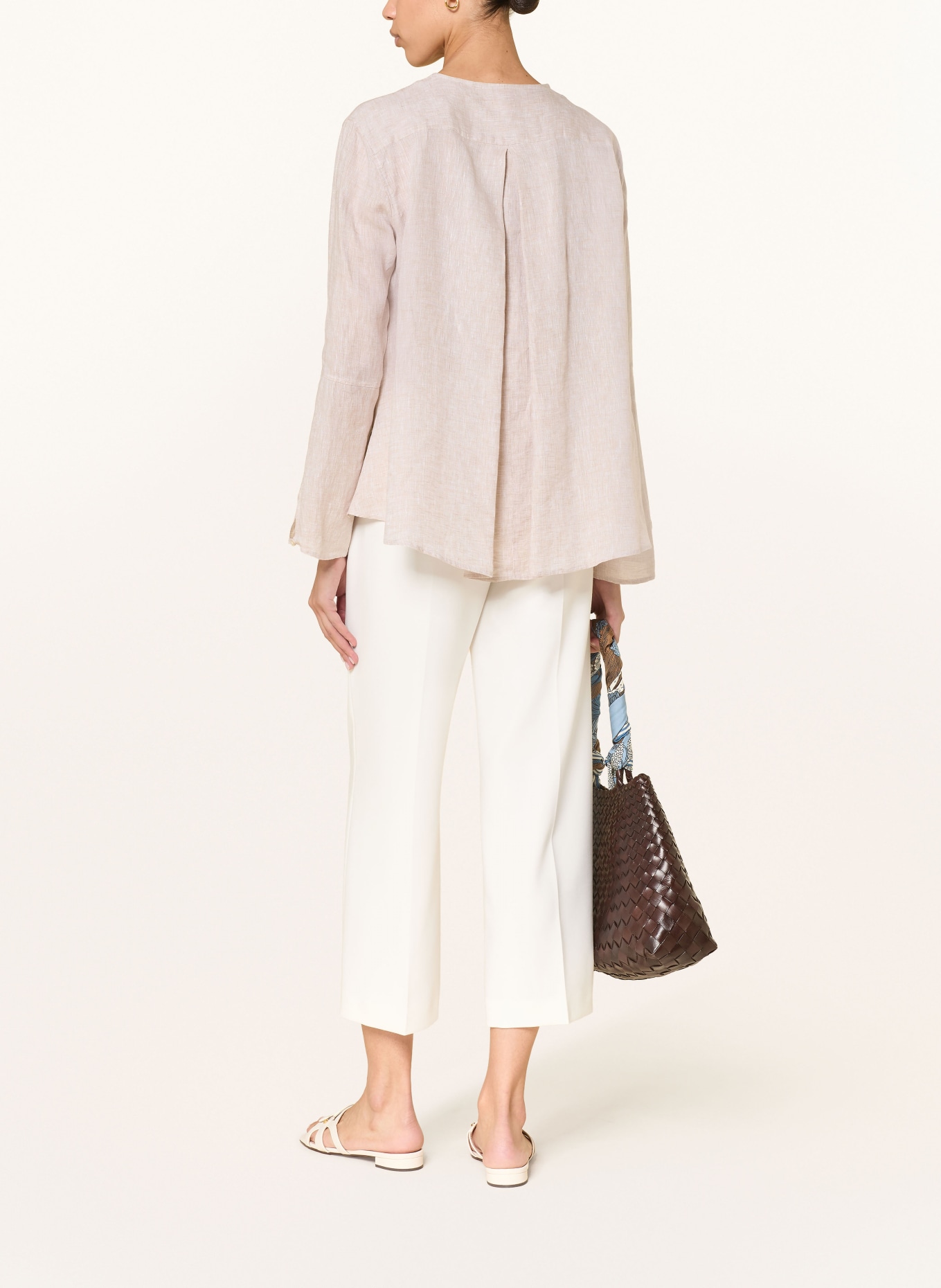 ROBERT FRIEDMAN linen blouse: BEIGE