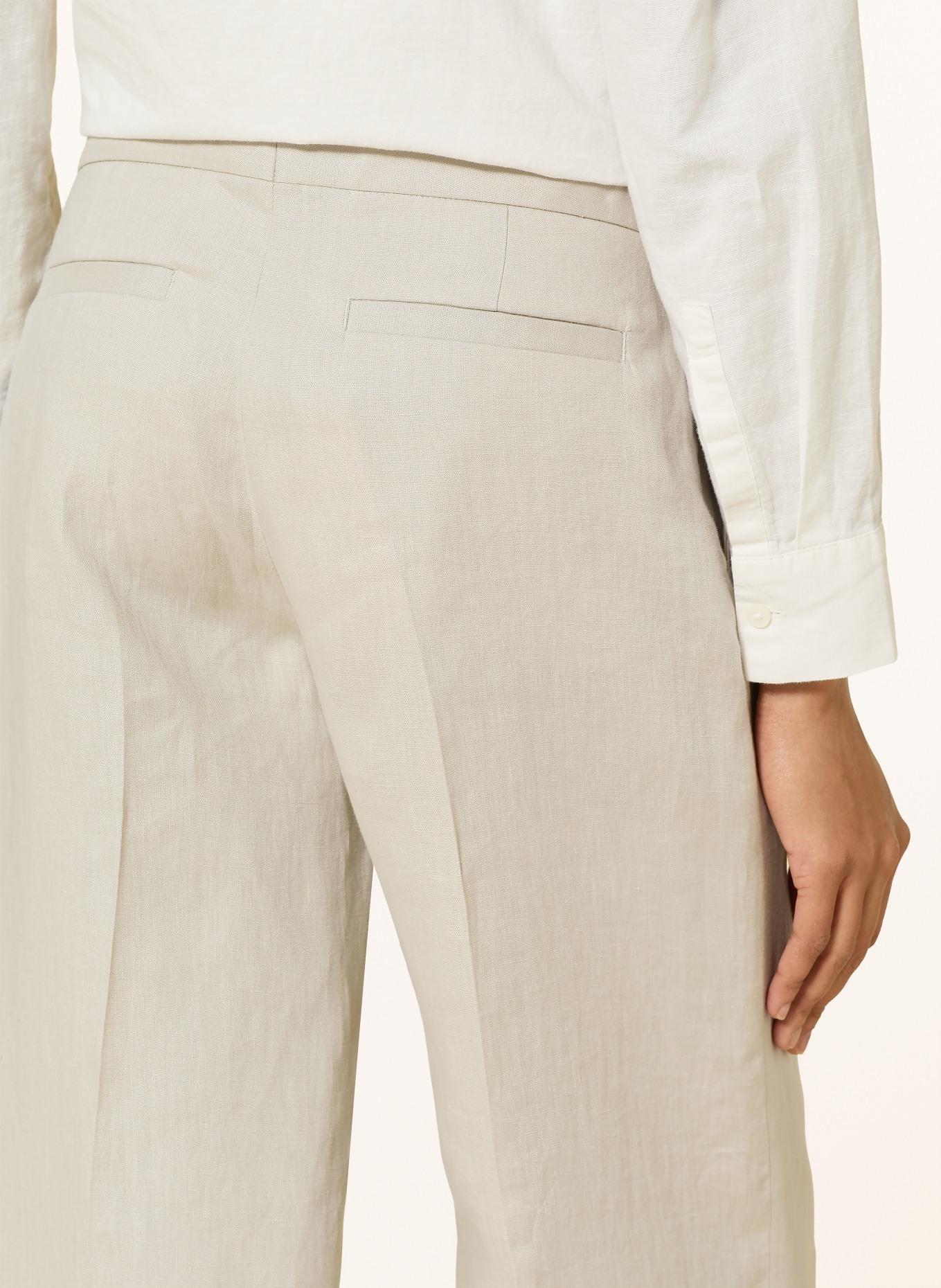 TIGER OF SWEDEN IRIT-broek van linnen: BEIGE