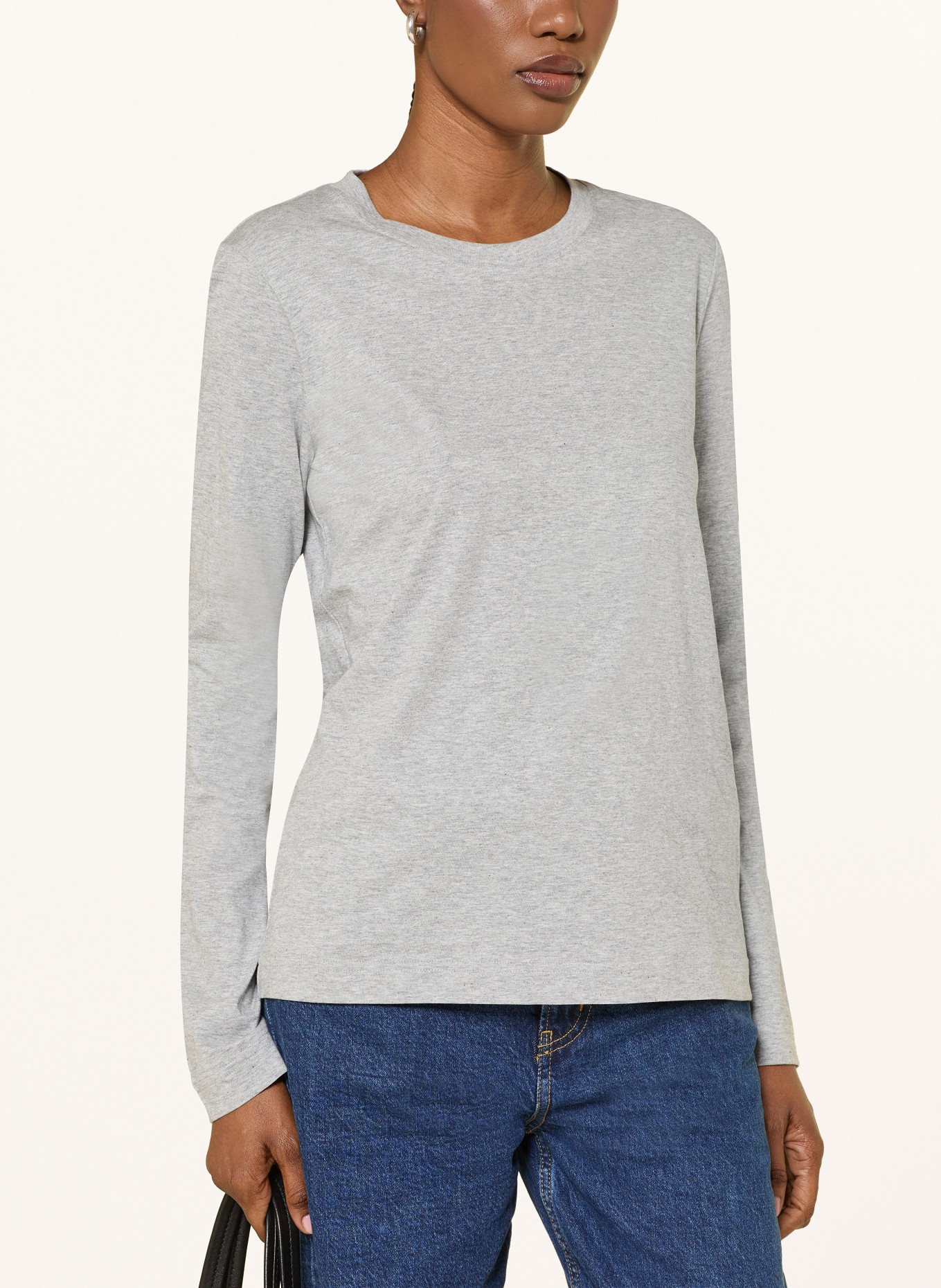 ARKET T-shirt met lange mouwen: GRIJS