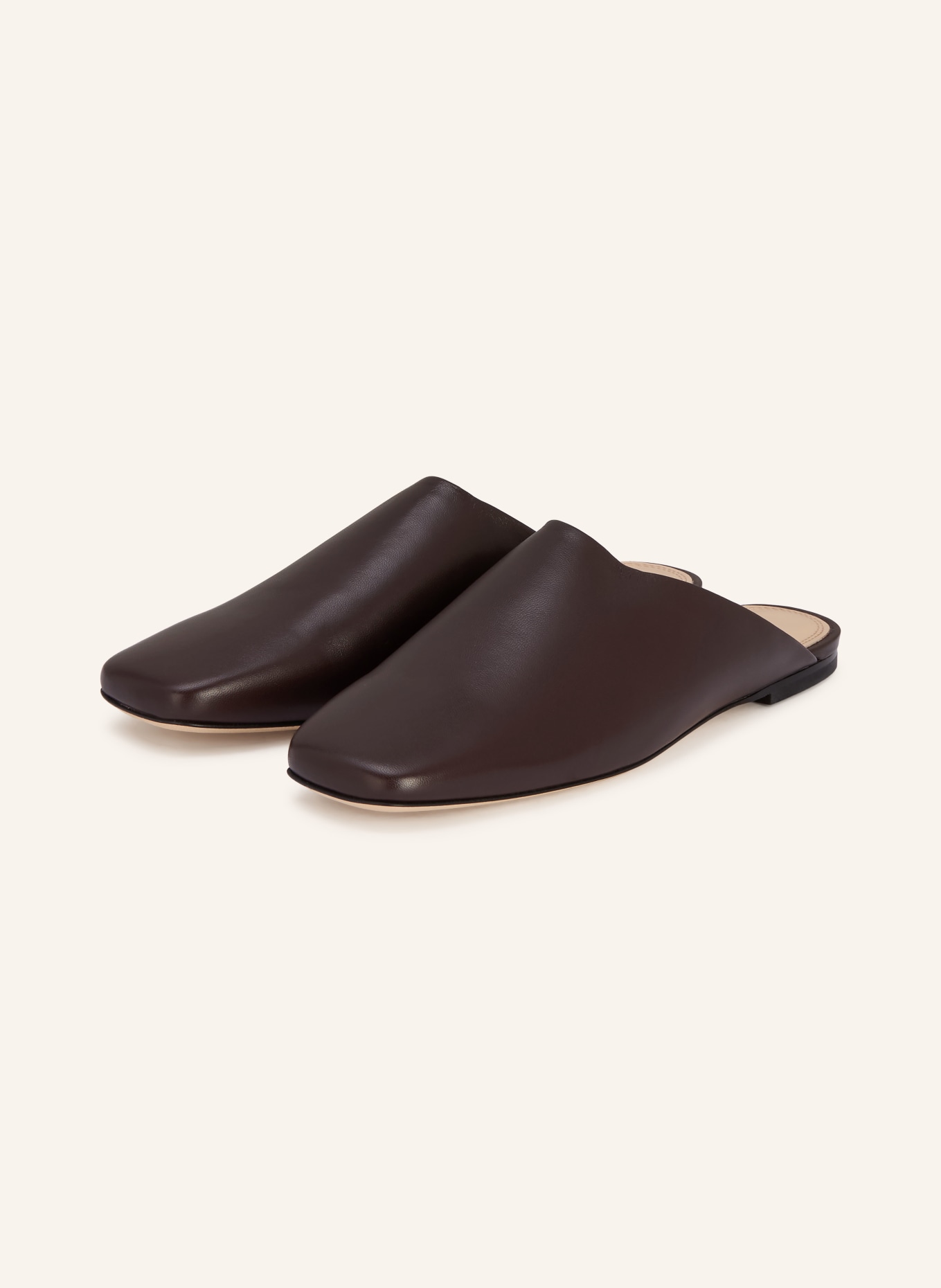 PROSPERINE Mules: MARRON FONCÉ