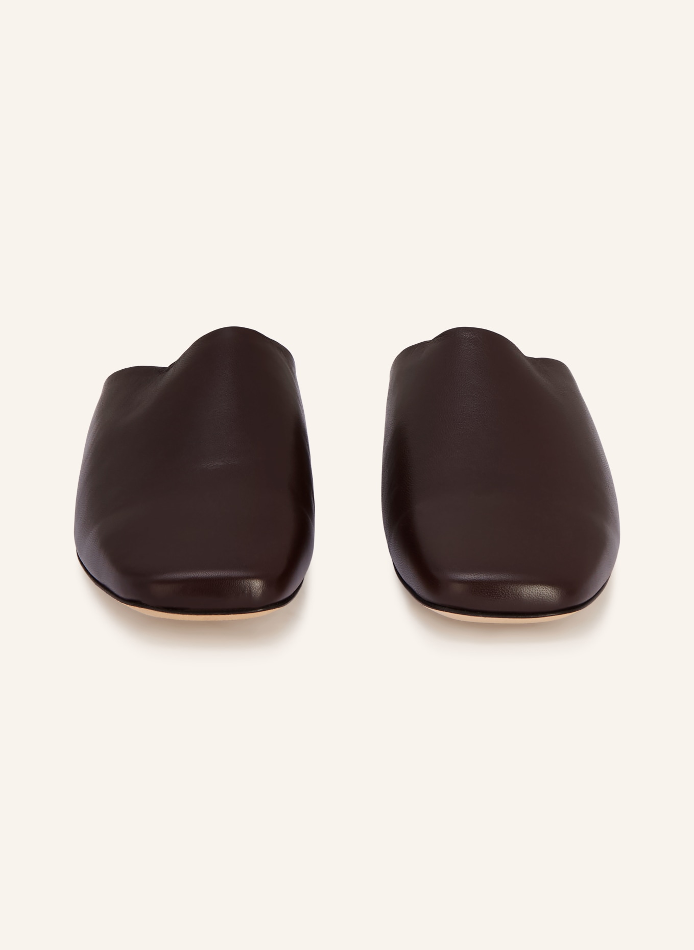 PROSPERINE Mules: MARRON FONCÉ