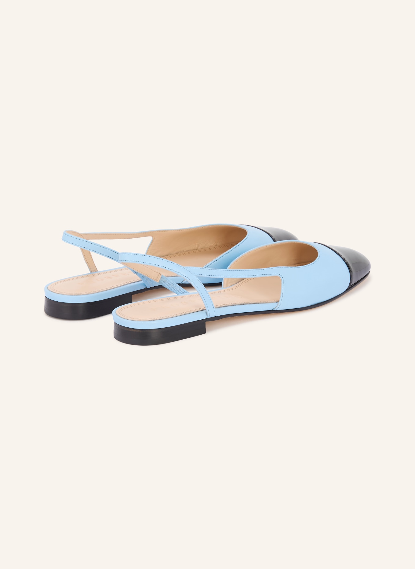 PROSPERINE Slingballerinas: HELLBLAU / SCHWARZ