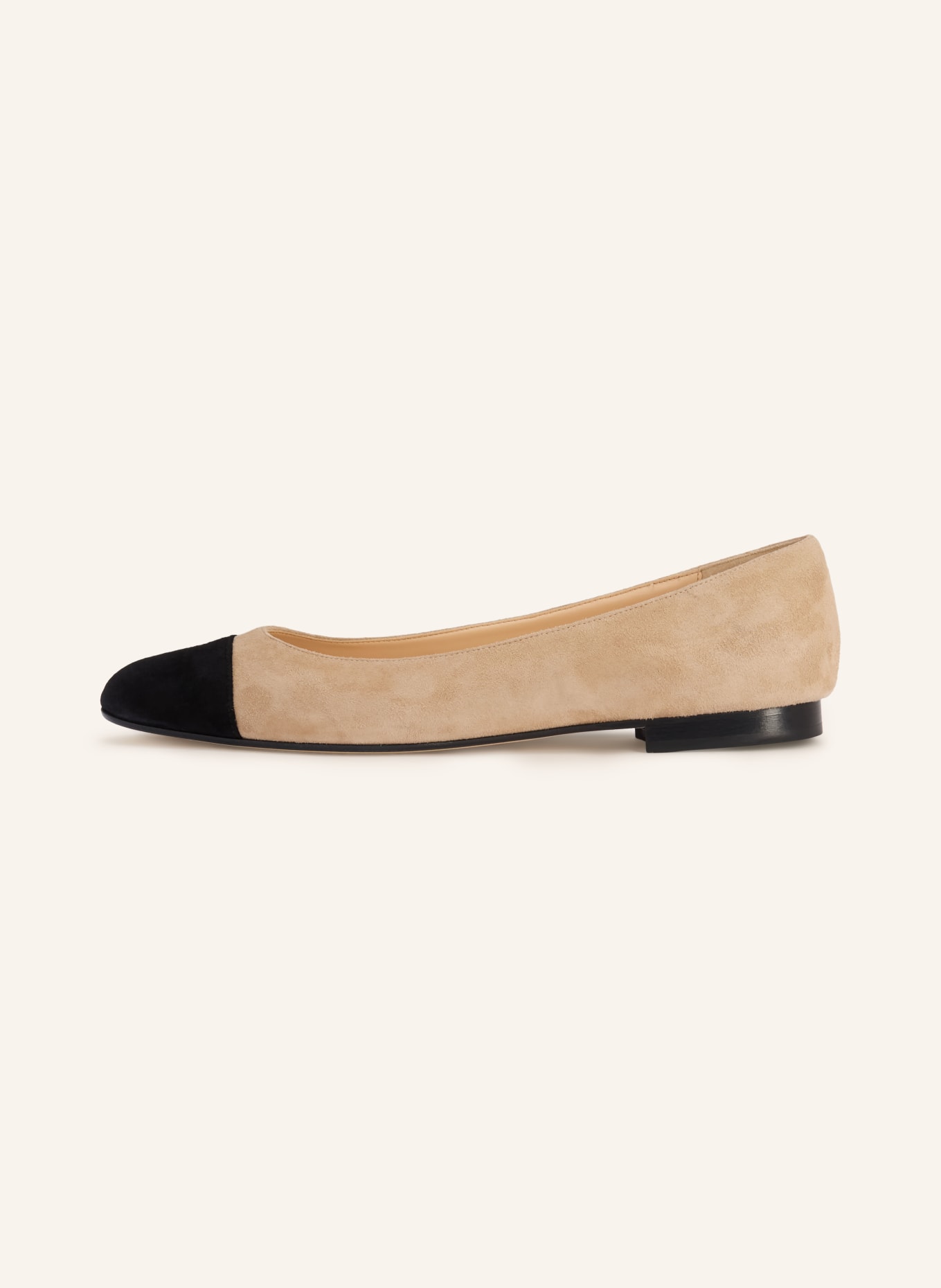 PROSPERINE ballerines: BEIGE / NOIR