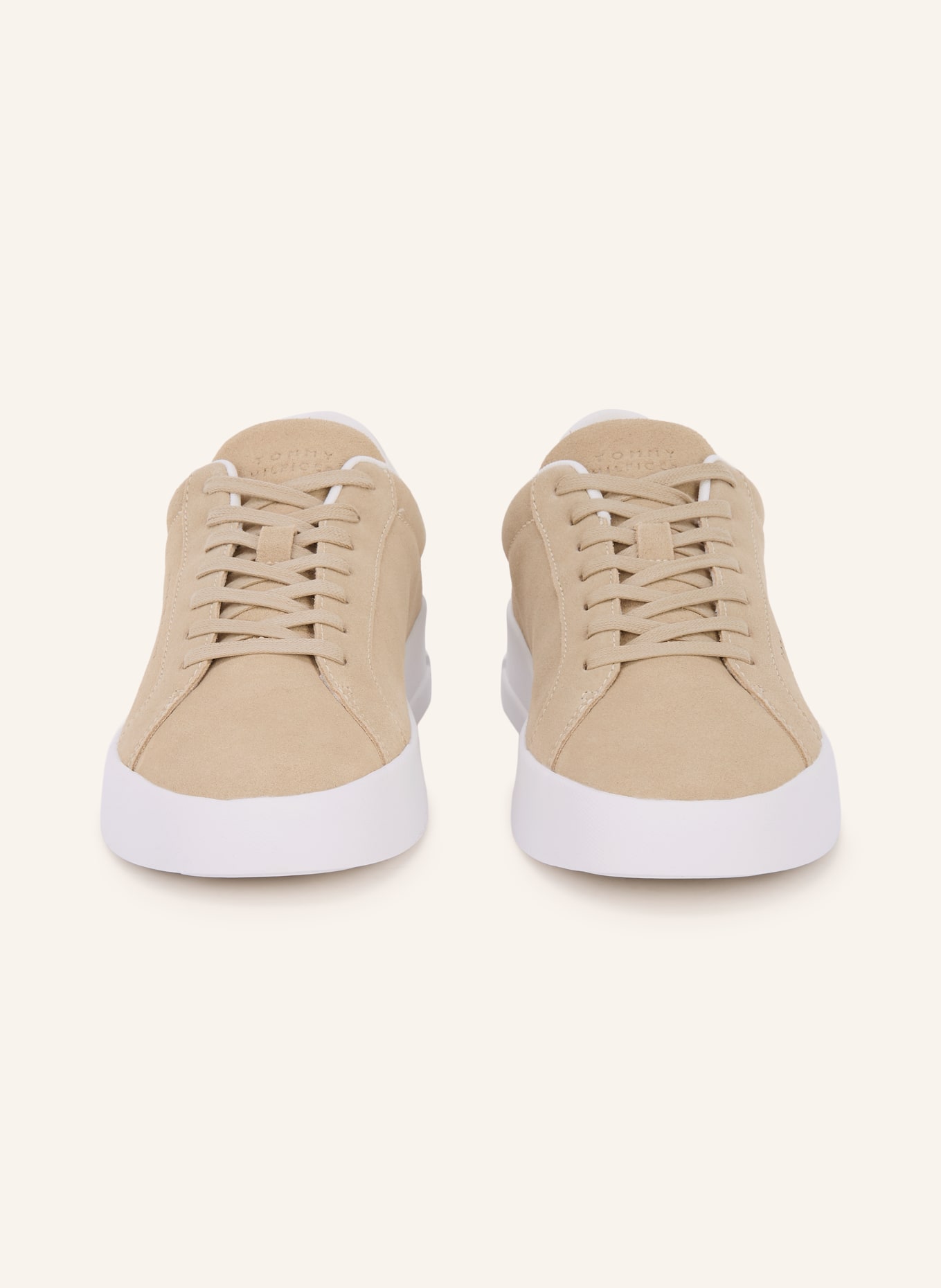 TOMMY HILFIGER Sneaker: BEIGE / WIT