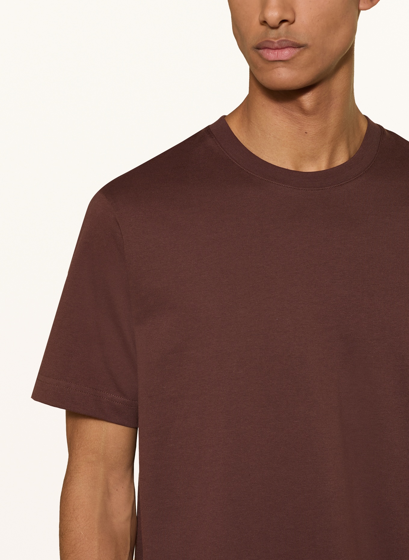 ARKET T-Shirt: DUNKELBRAUN