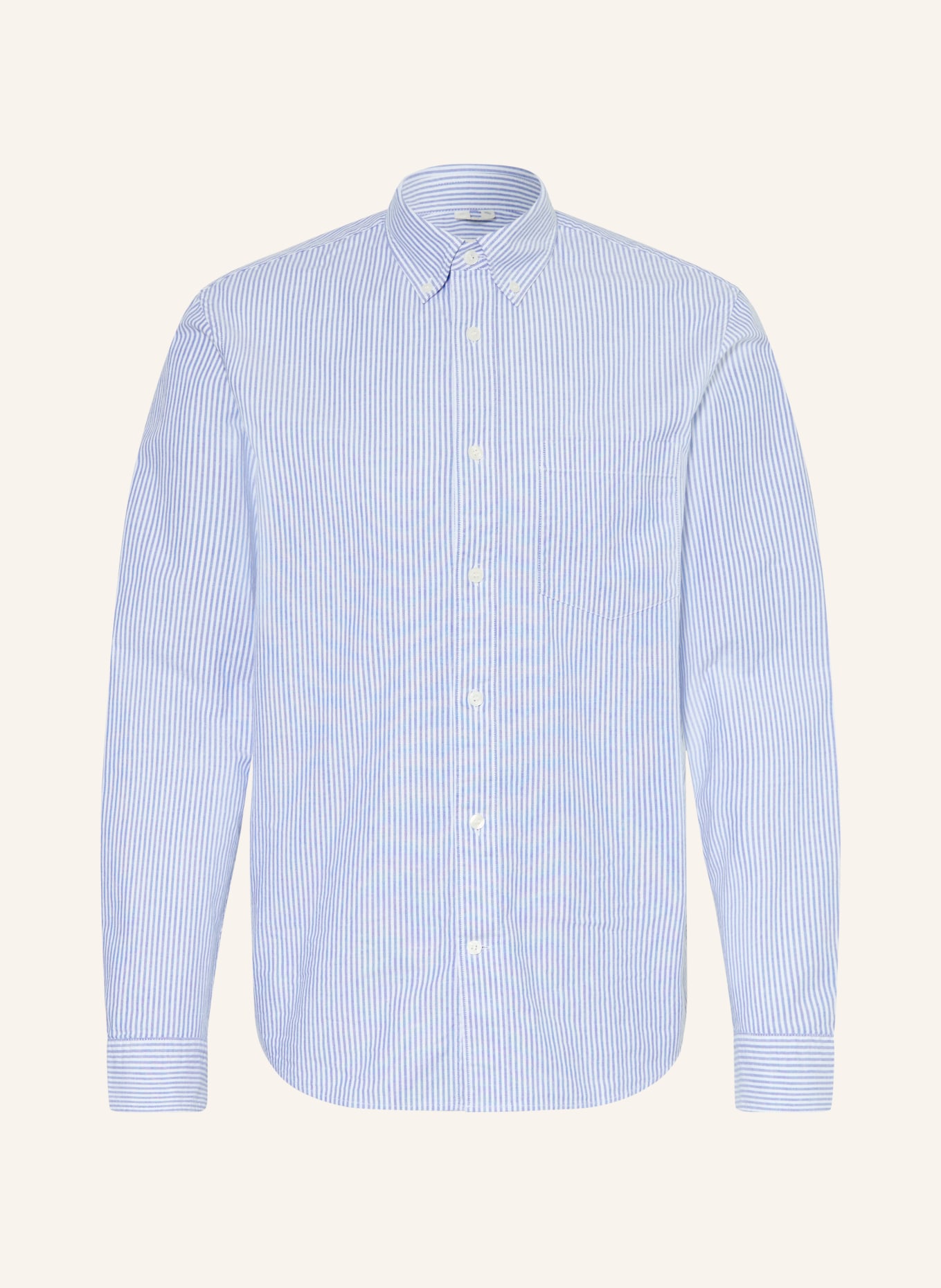 ARKET Oxfordhemd Regular Fit: BLAU / WEISS