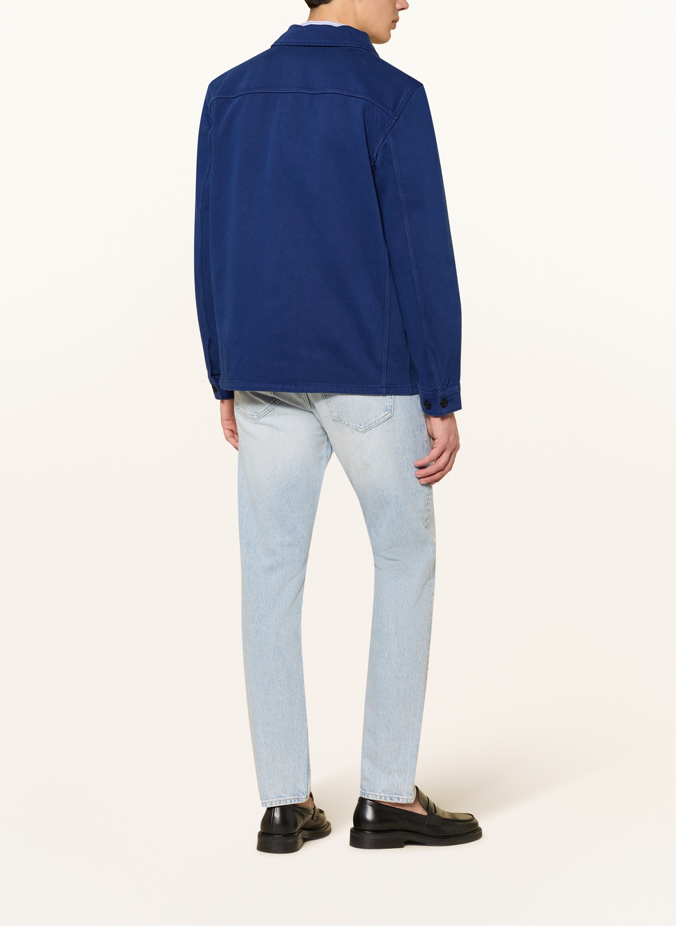 ARKET overshirt: DARK BLUE