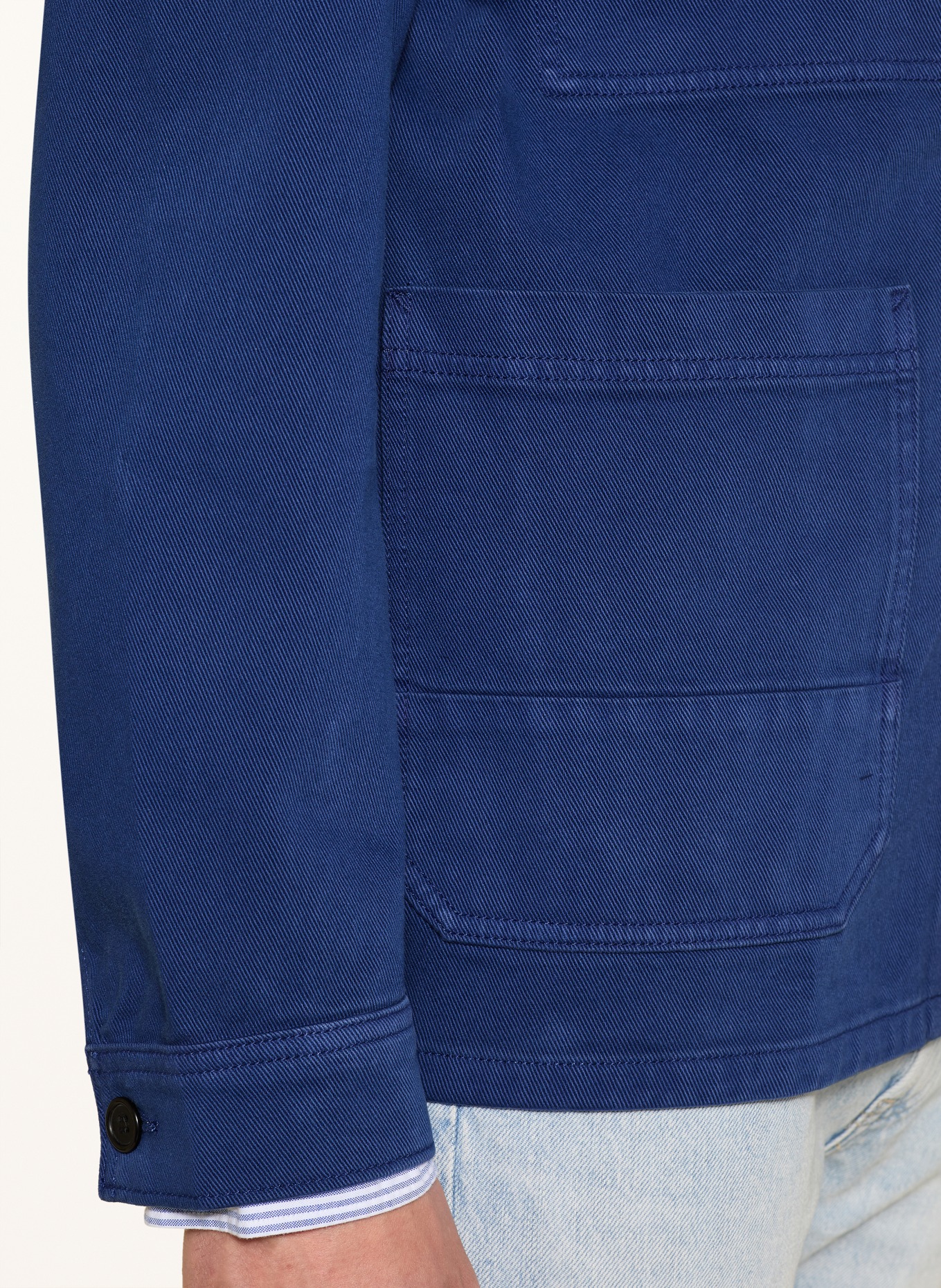 ARKET overshirt: DARK BLUE