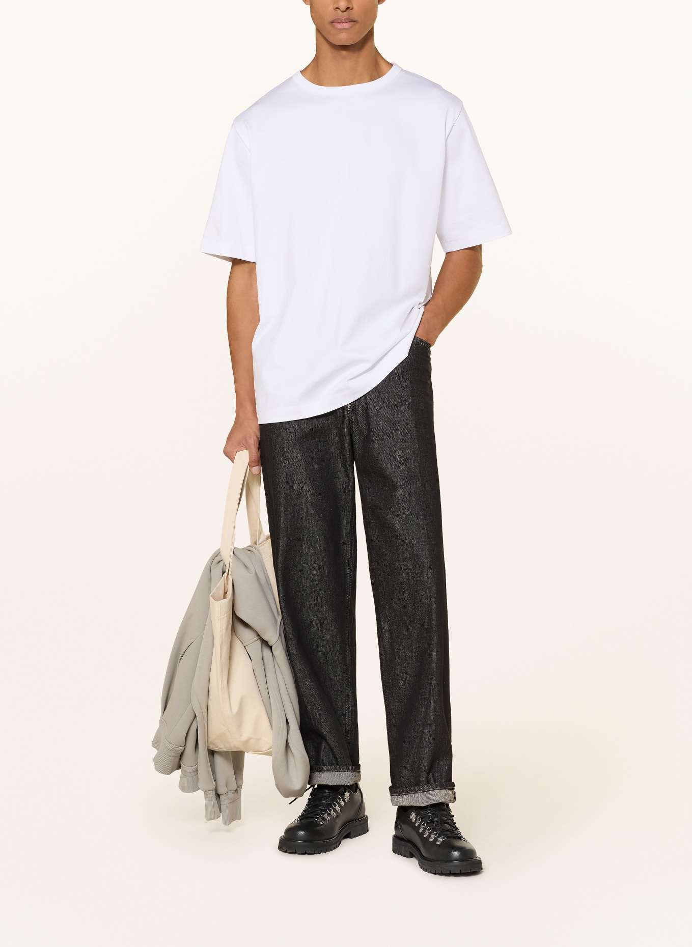 ARKET T-shirt: WHITE