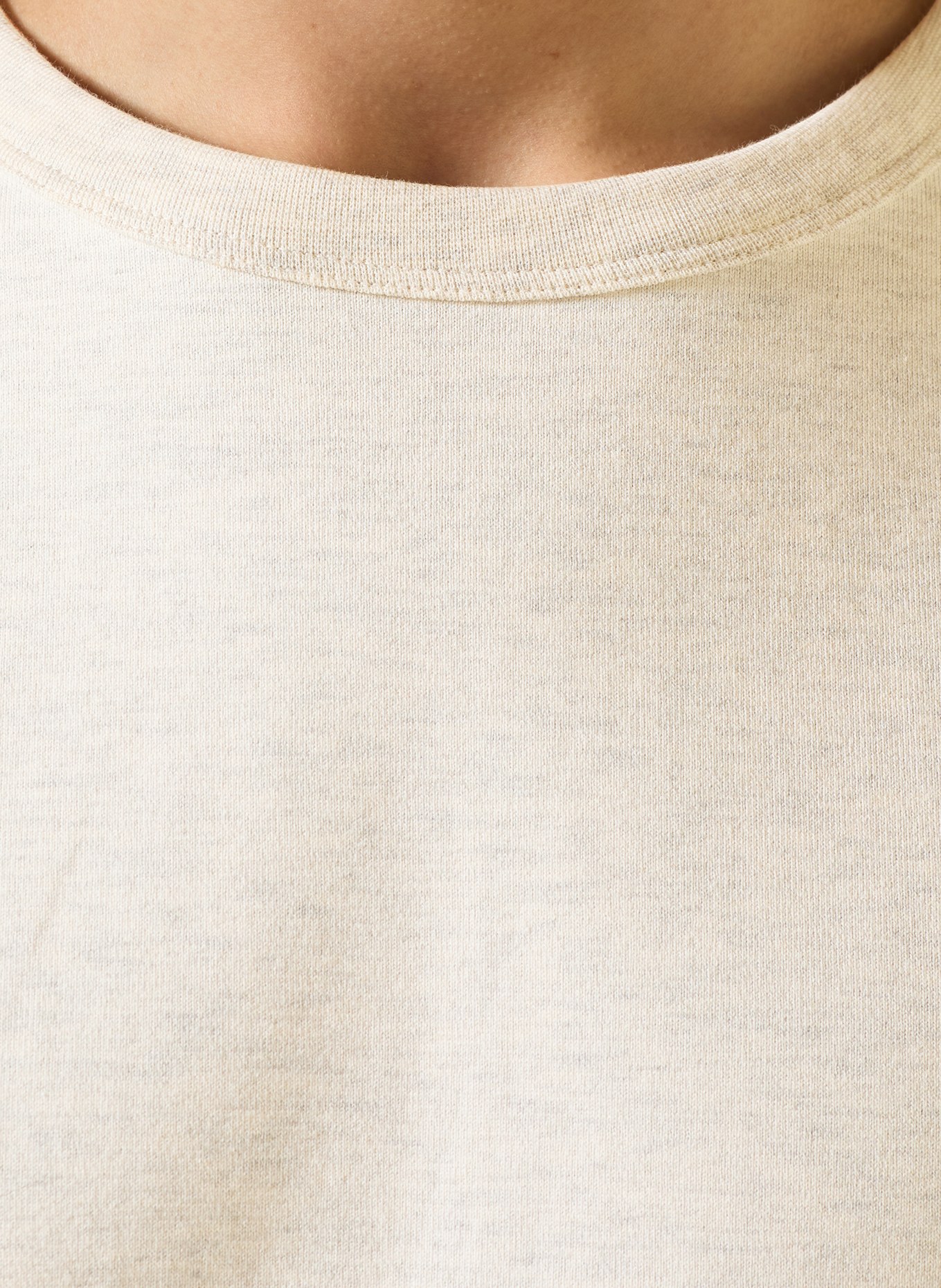 ARKET T-shirt: CREAM