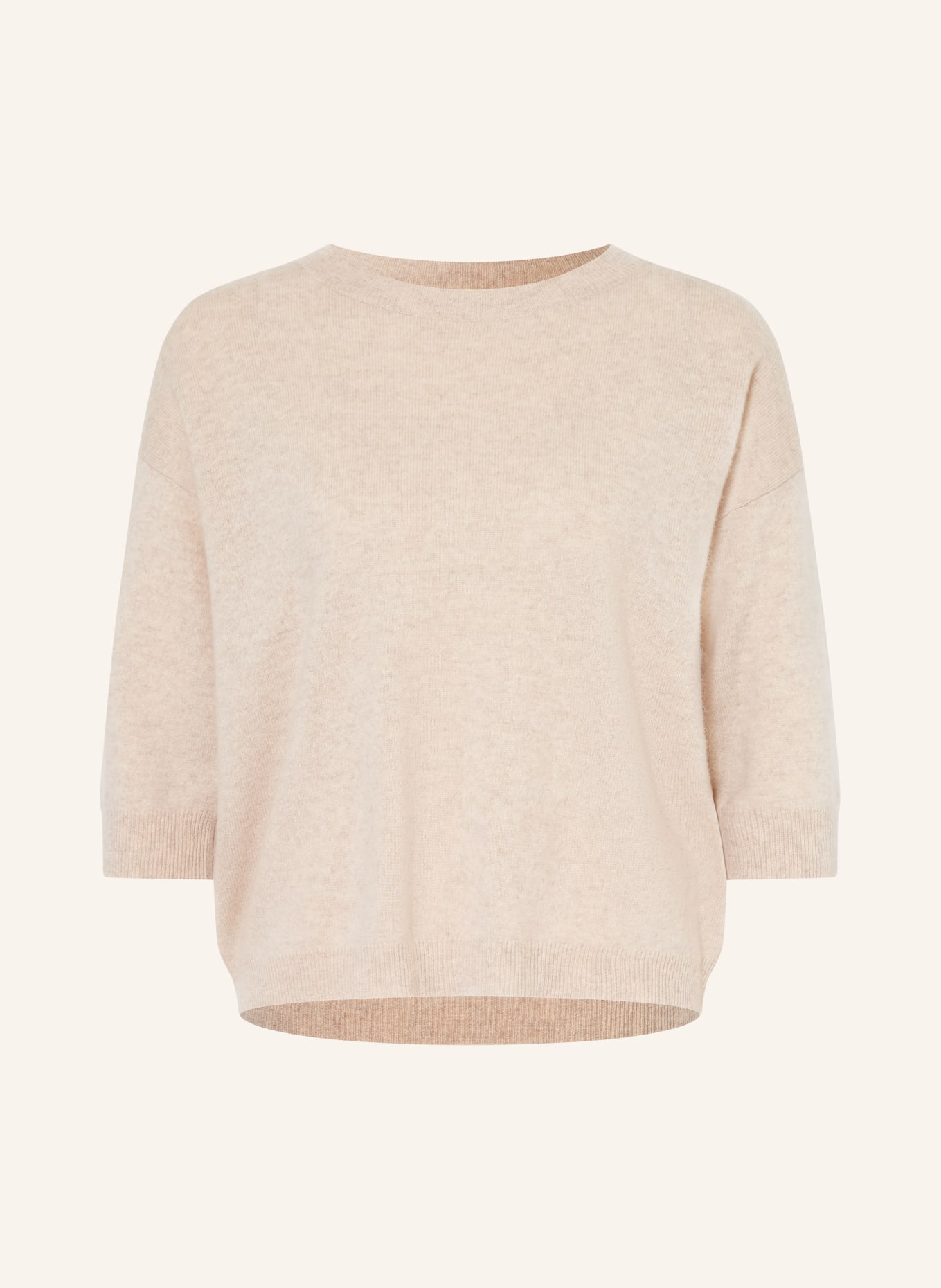 darling harbour Cashmere-Pullover mit 3/4-Arm: pebble melange