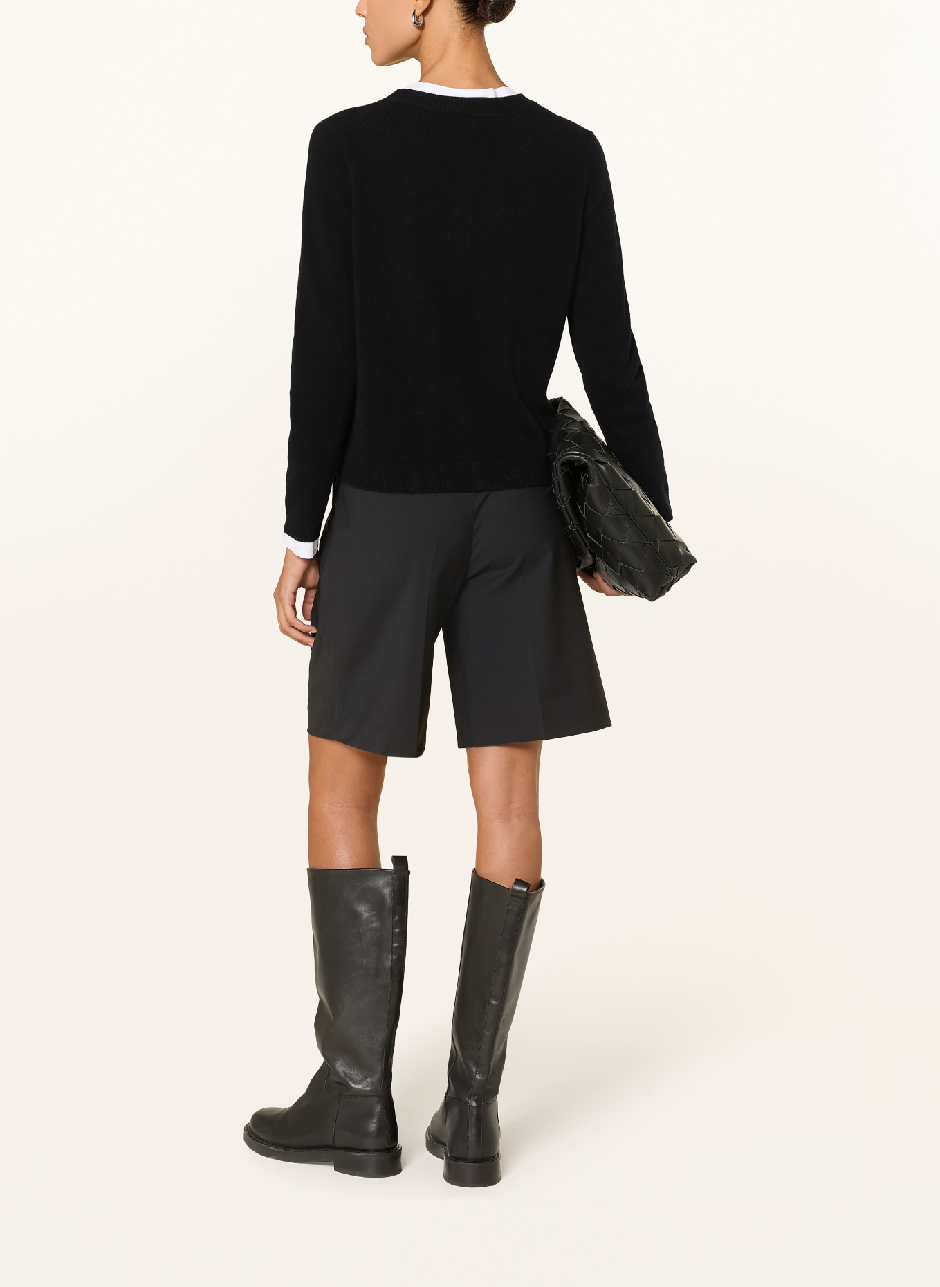 darling harbour Cardigan din cașmir: BLACK