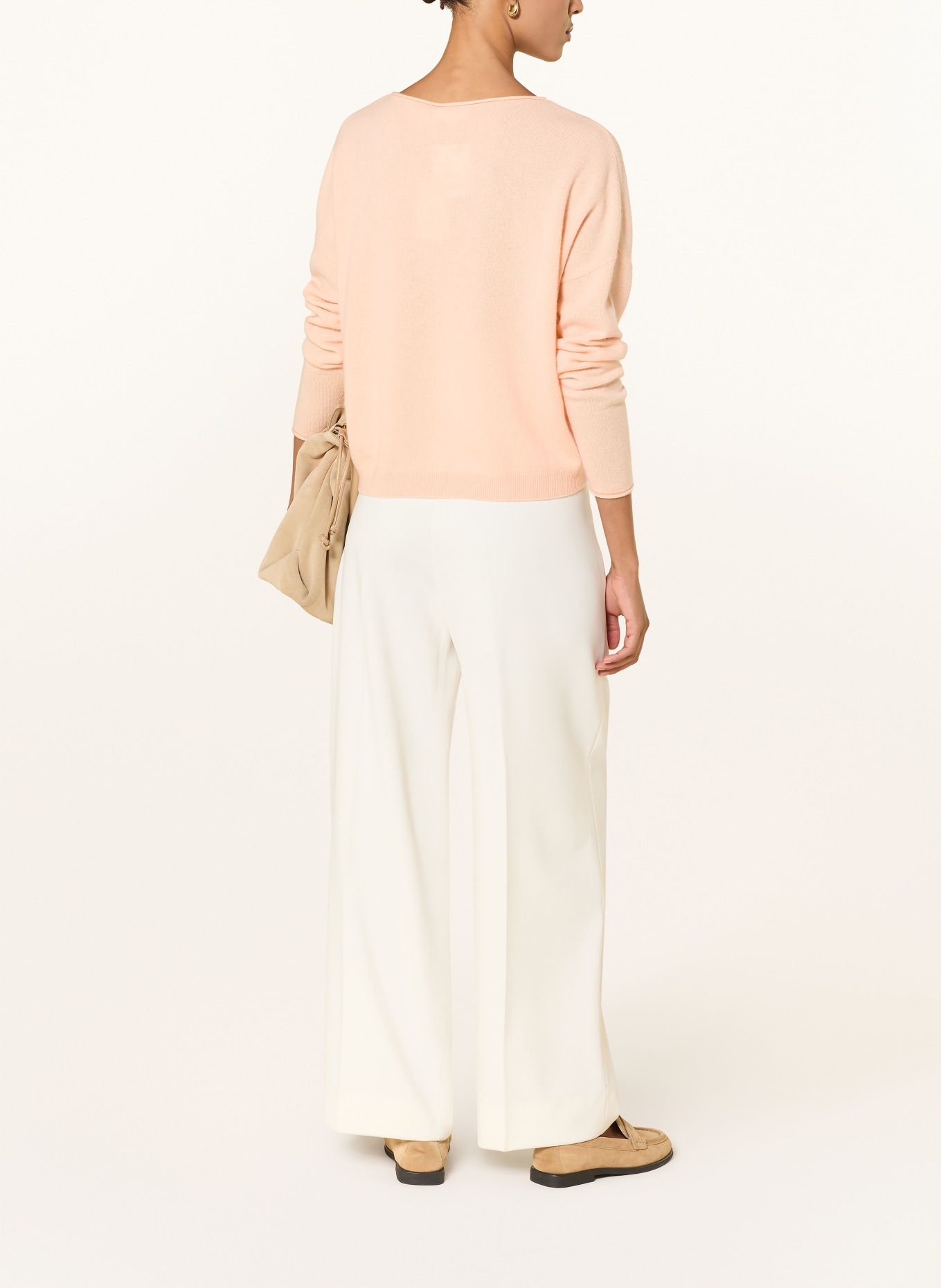 darling harbour Cashmere sweater: light apricot