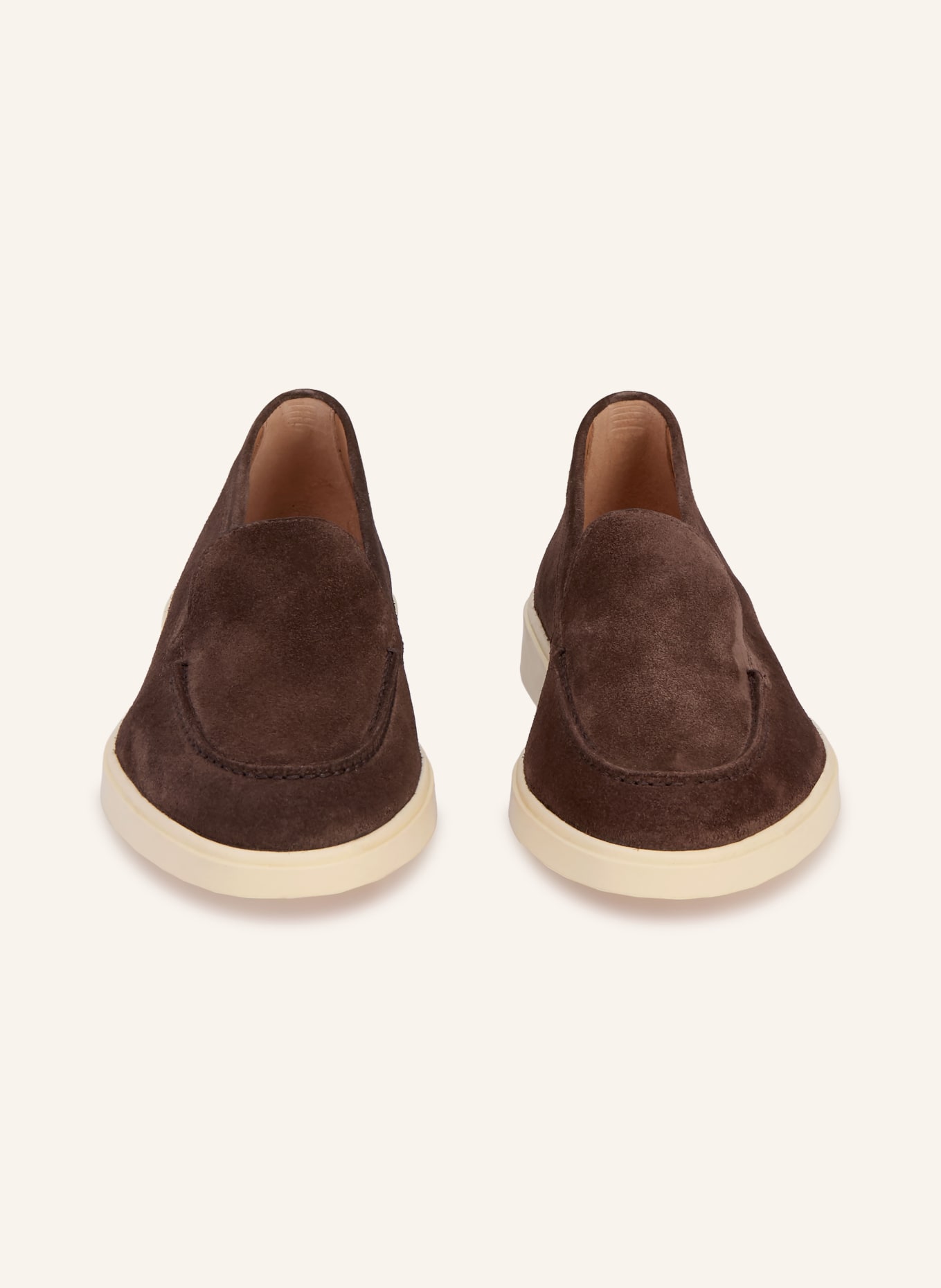 Santoni Mocassins YALTAMOC: MARRON FONCÉ