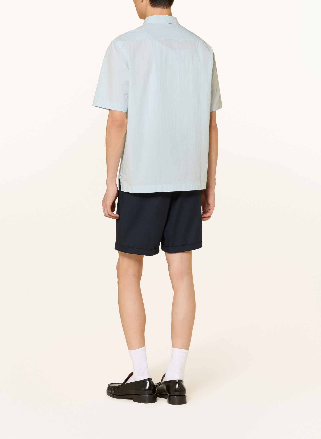 FRED PERRY Resortová košile Comfort Fit: TMAVĚ MODRÁ / TMAVĚ MODRÁ