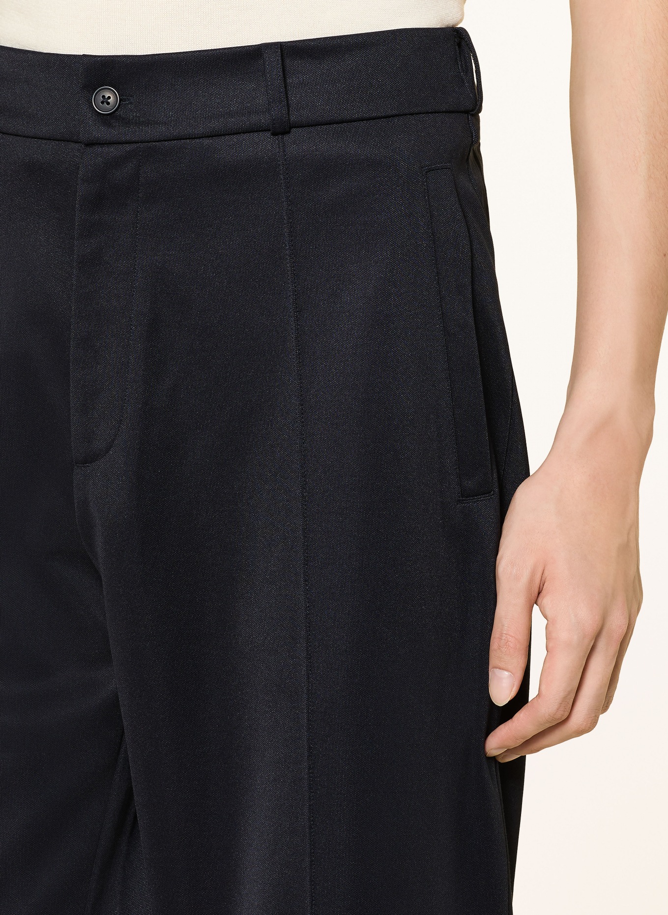 FRED PERRY Kalhoty ve stylu joggingových kalhot: TMAVĚ MODRÁ
