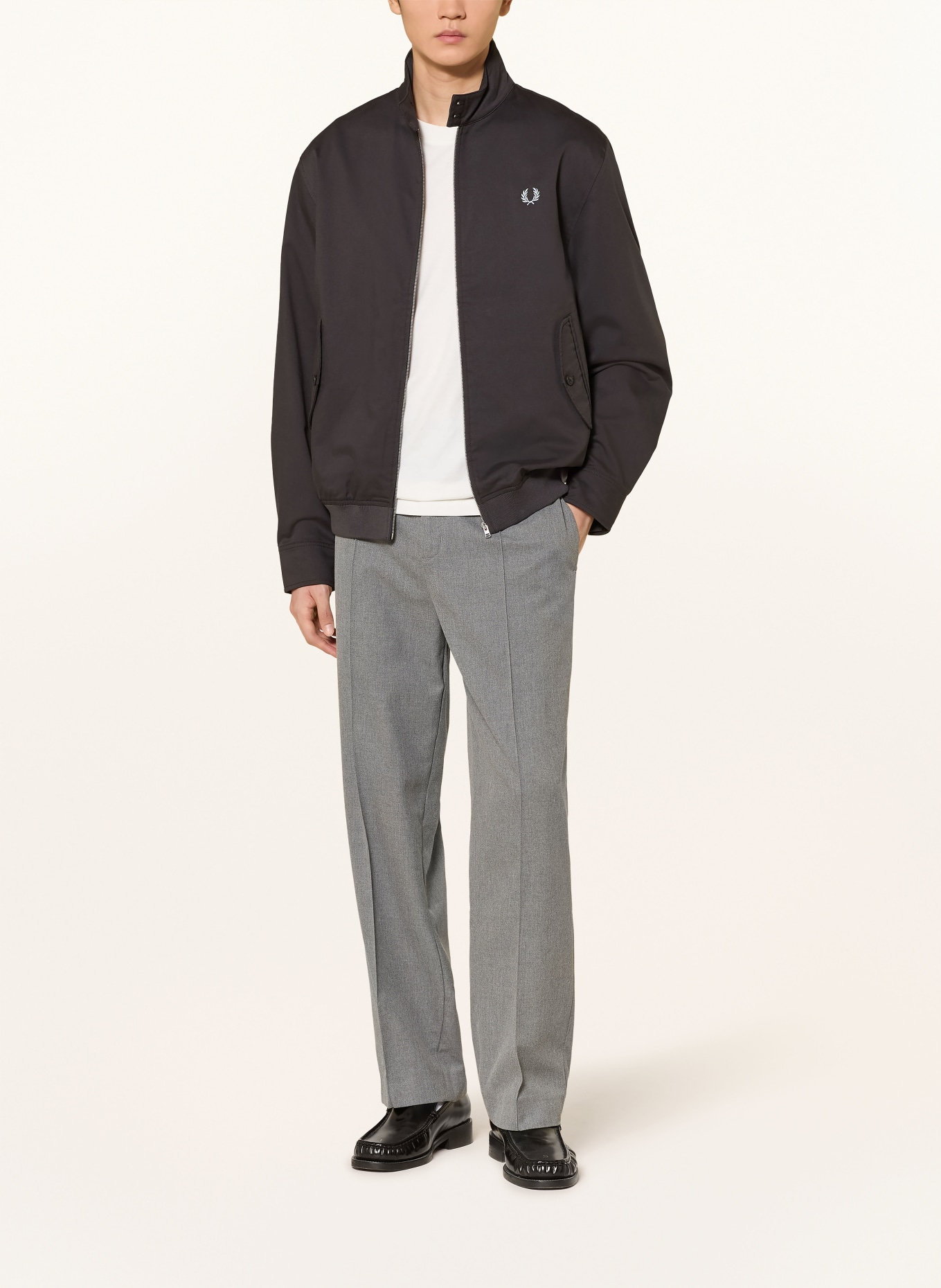 FRED PERRY Blouson: DUNKELGRAU