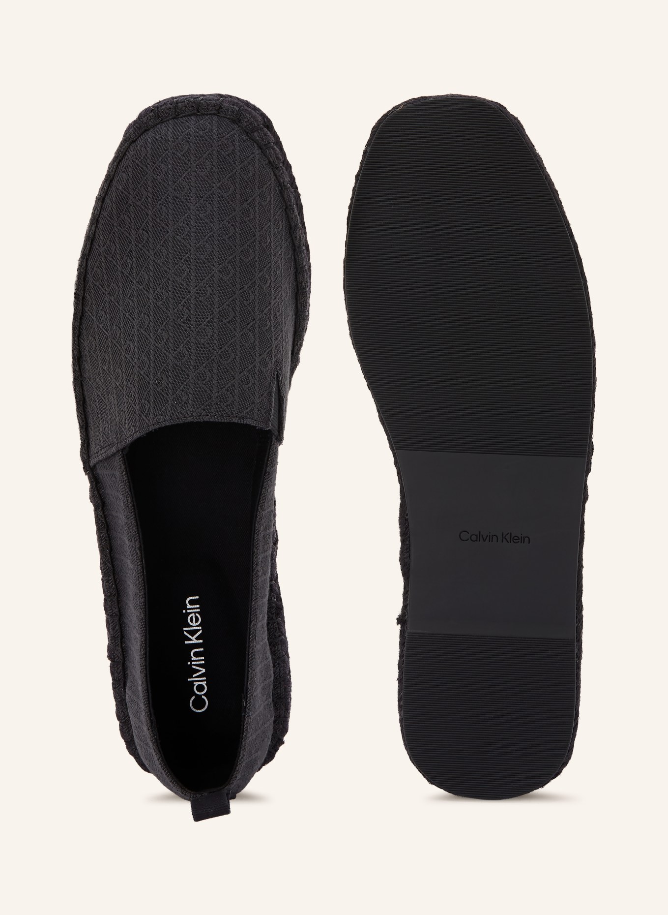 Calvin Klein Espadrilles: SCHWARZ