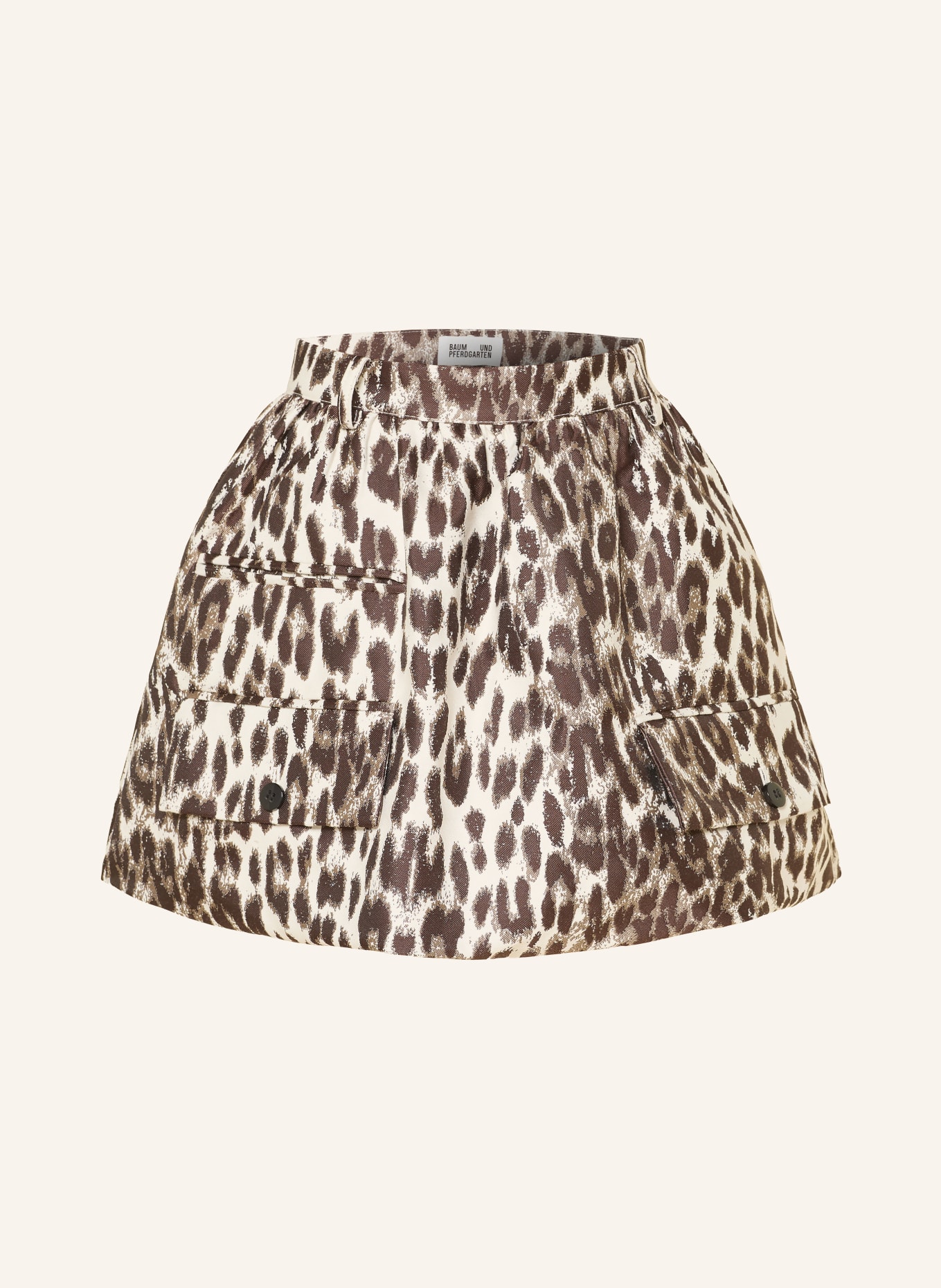 BAUM UND PFERDGARTEN Rock SAMAYA: BRAUN / DUNKELBRAUN / CREME