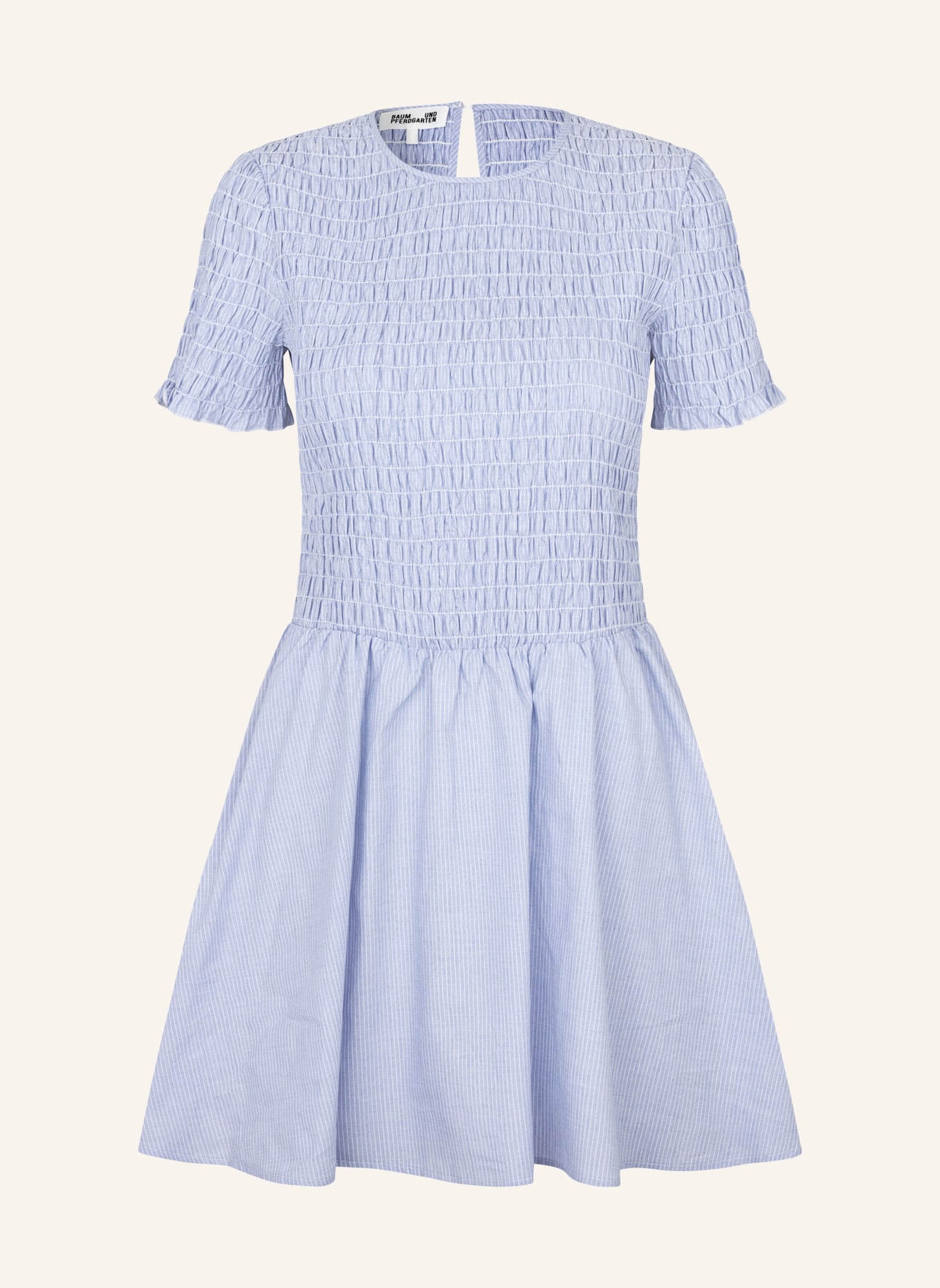 BAUM UND PFERDGARTEN Jurk ASSANDRA: LICHTBLAUW / WIT